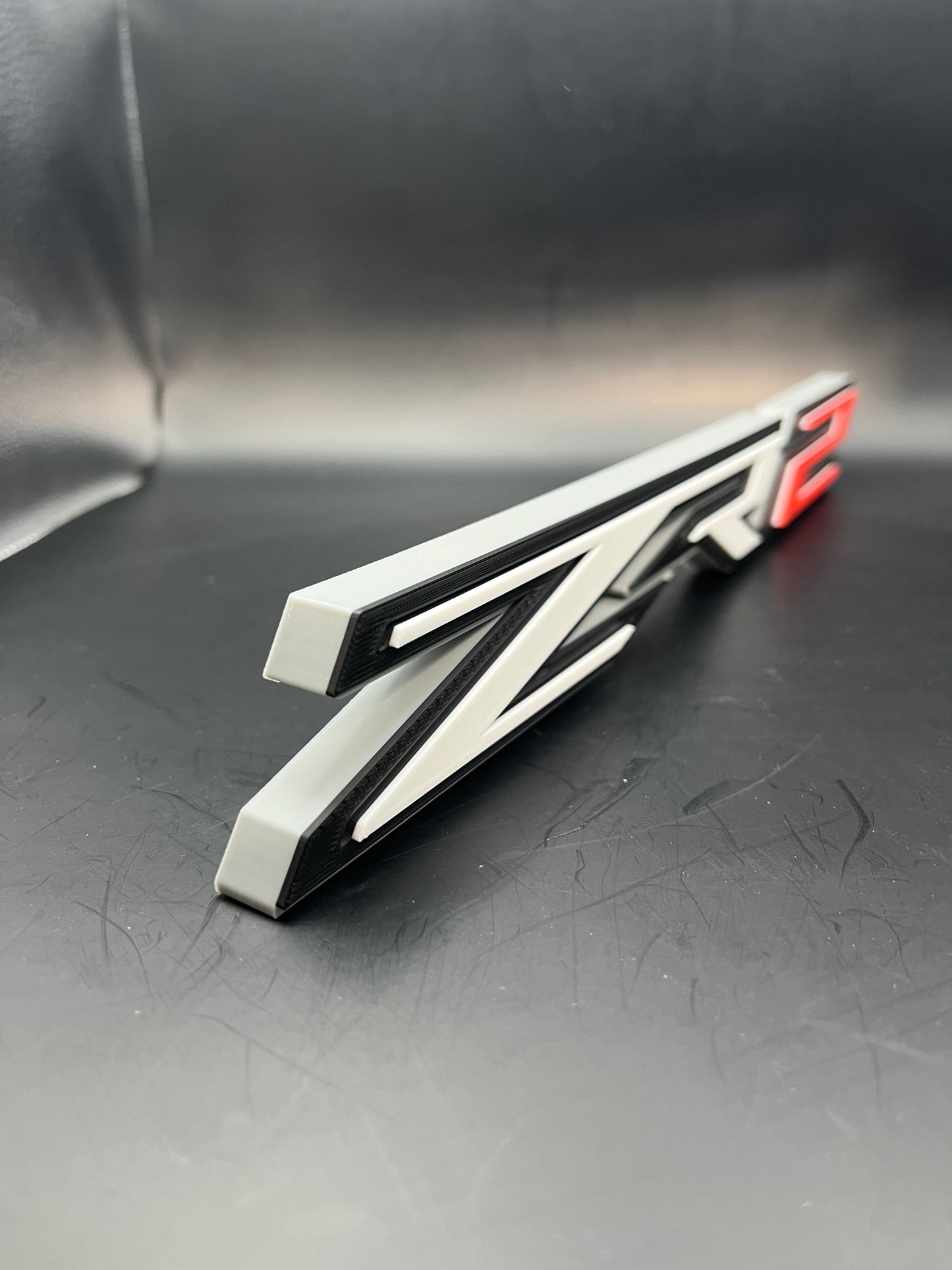 Chevy ZR2 Logo Sign Display | 3D Wall Desk Shelf Art