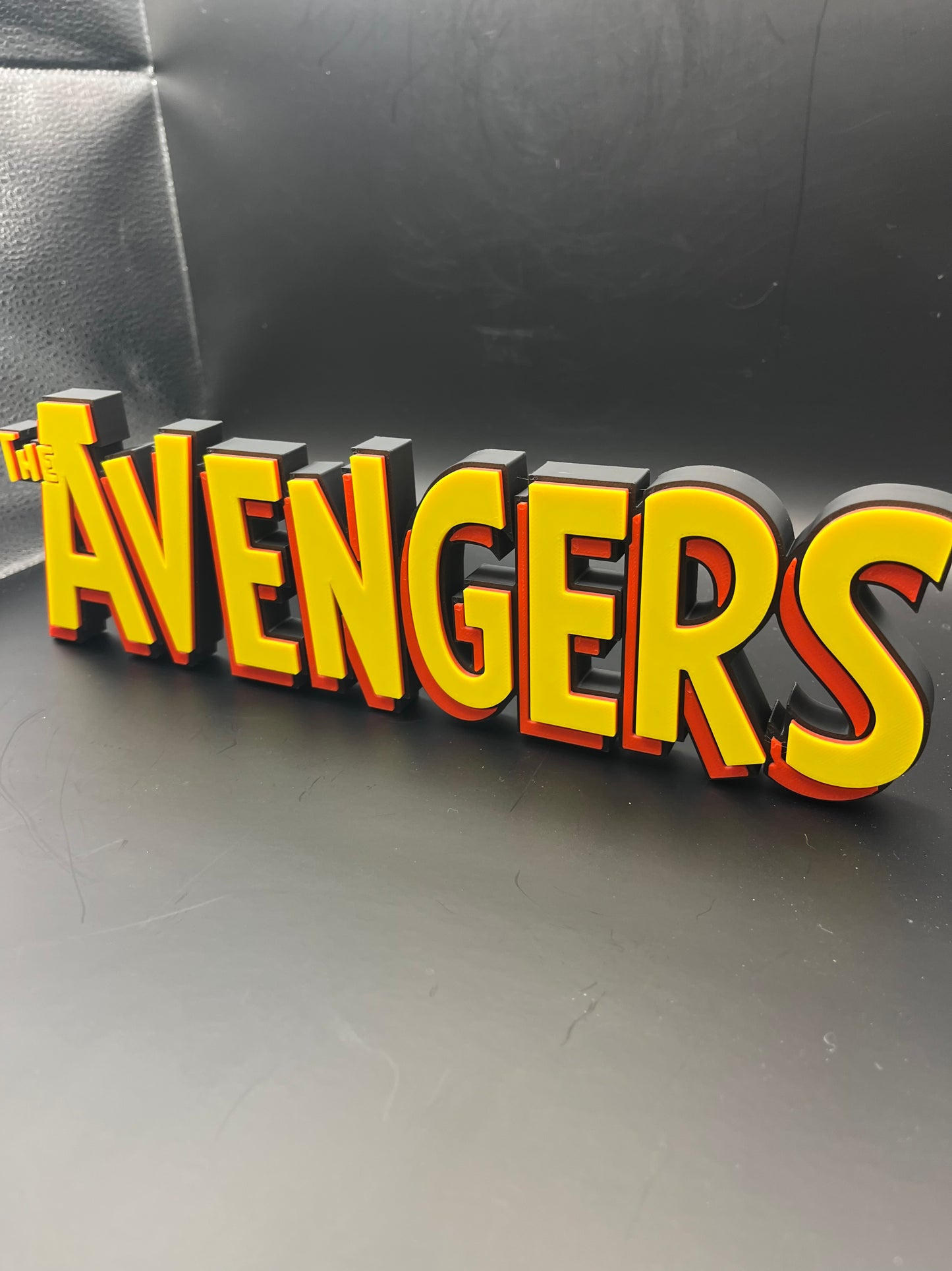 The Avengers Logo Sign Display | 3D Wall Desk Shelf Art - UNRIVAL3D