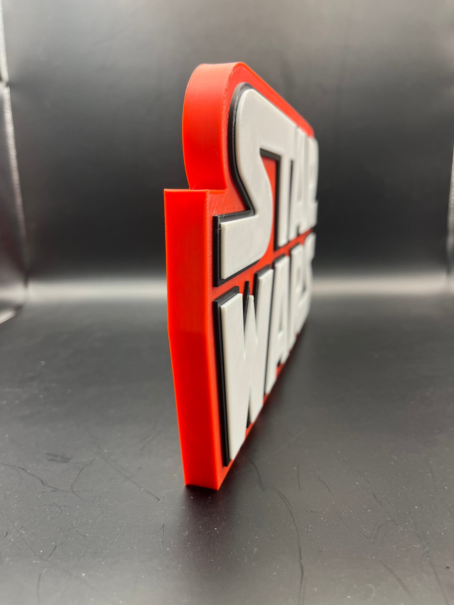 Star Wars Comic Logo Sign Display | 3D Wall Desk Shelf Art - UNRIVAL3D