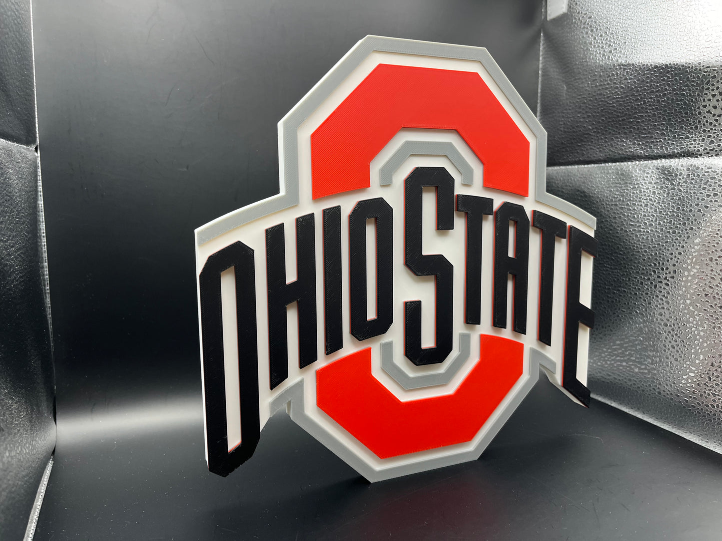 Ohio State Buckeyes Logo Sign Display | 3D Wall Desk Shelf Art - UNRIVAL3D