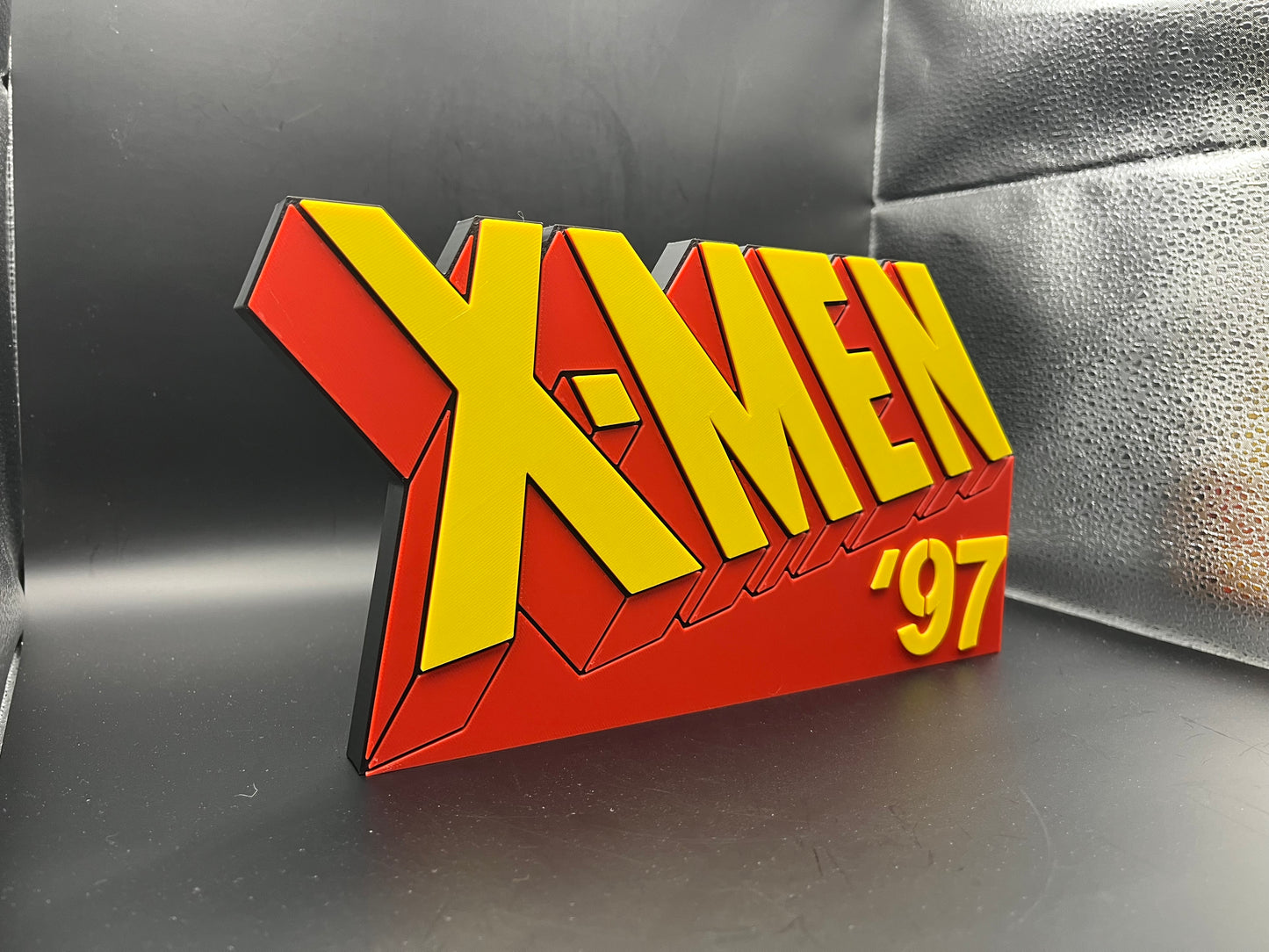 X-Men 97 Logo Sign Display | 3D Wall Desk Shelf Art - UNRIVAL3D