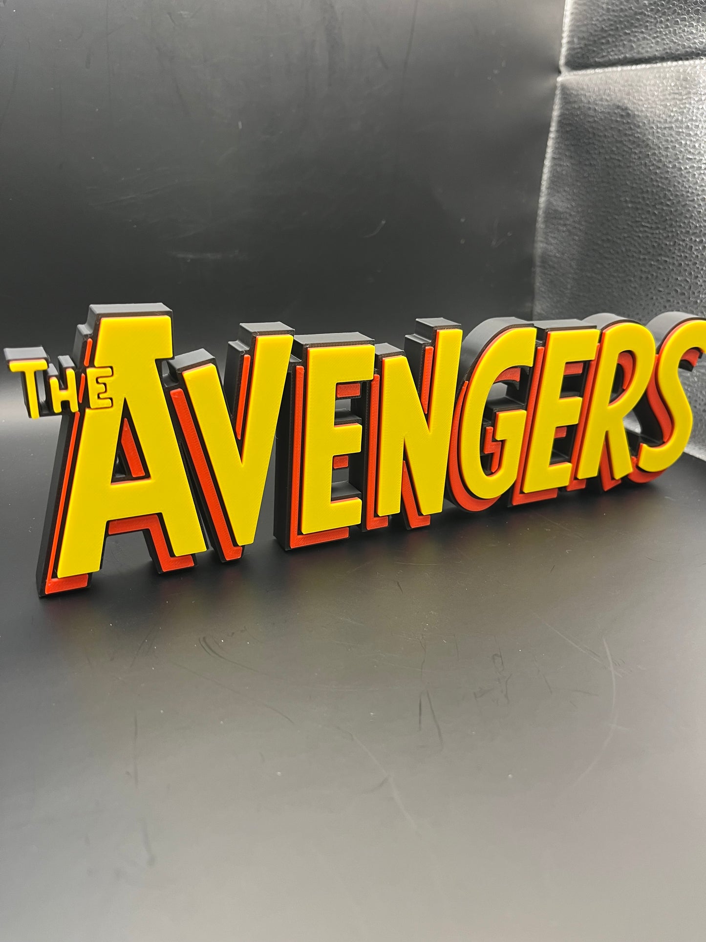 The Avengers Logo Sign Display | 3D Wall Desk Shelf Art - UNRIVAL3D