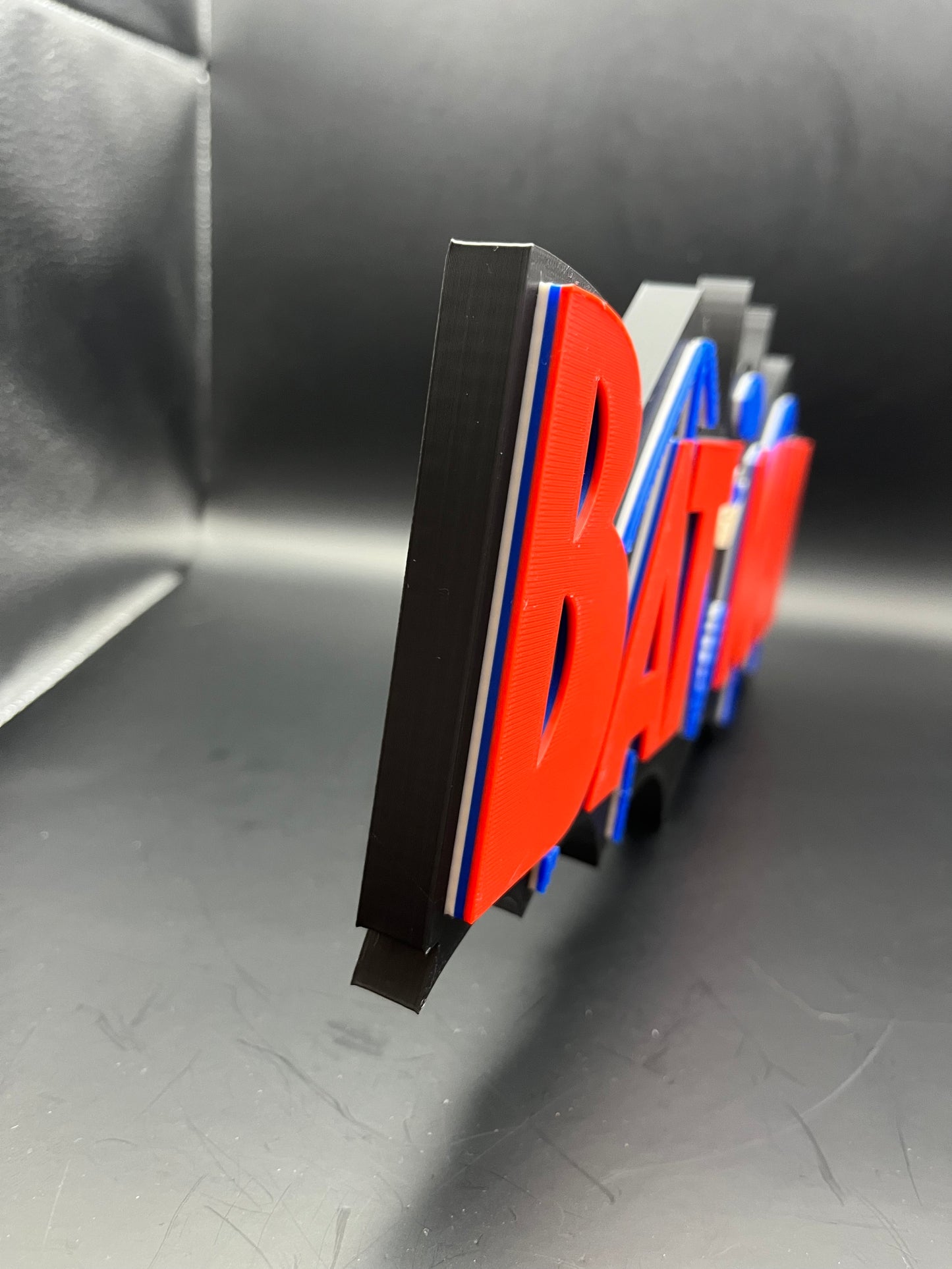 Batman 1940 Comic Logo Sign Display | 3D Wall Desk Shelf Art - UNRIVAL3D
