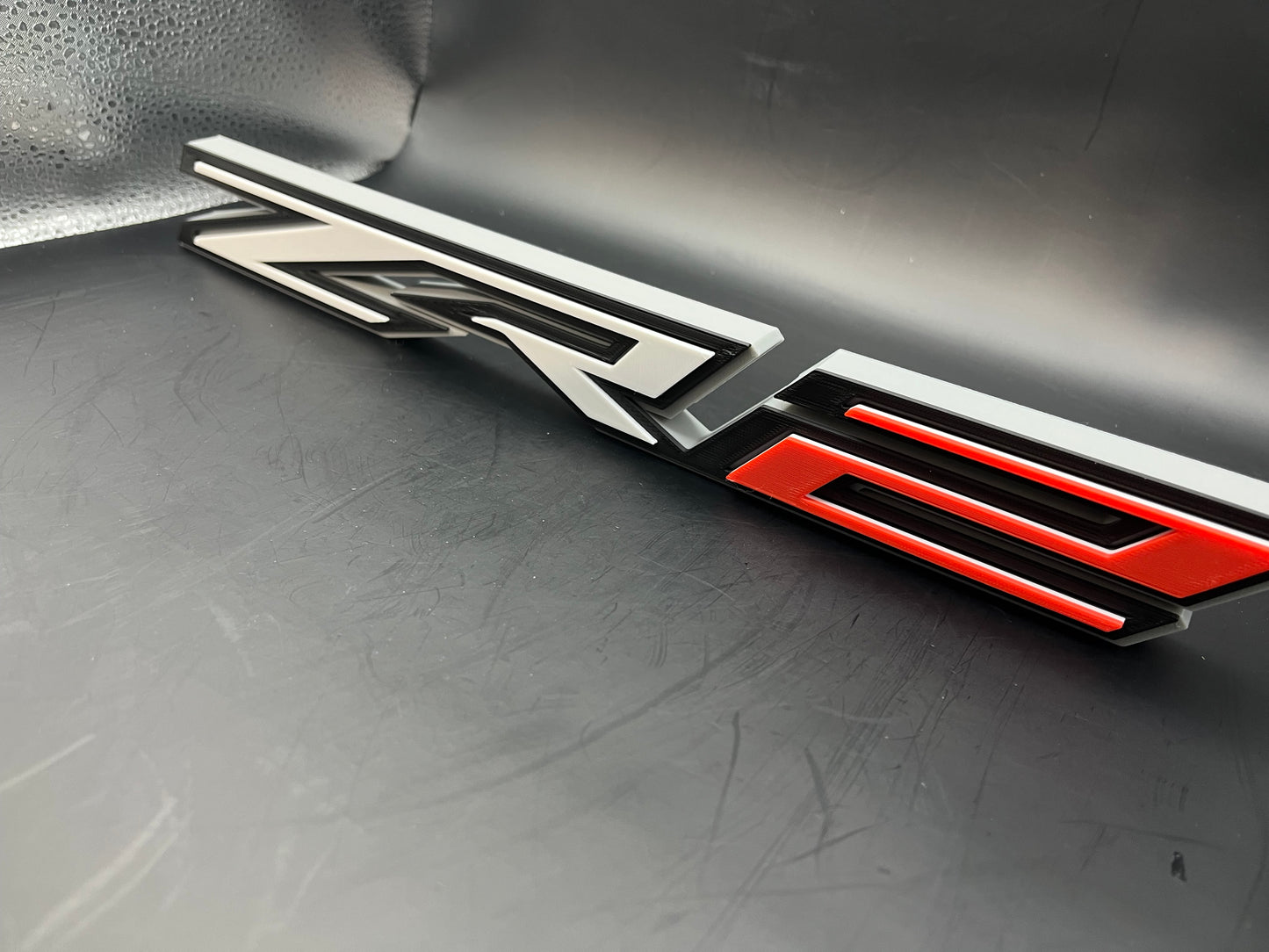 Chevy ZR2 Logo Sign Display | 3D Wall Desk Shelf Art