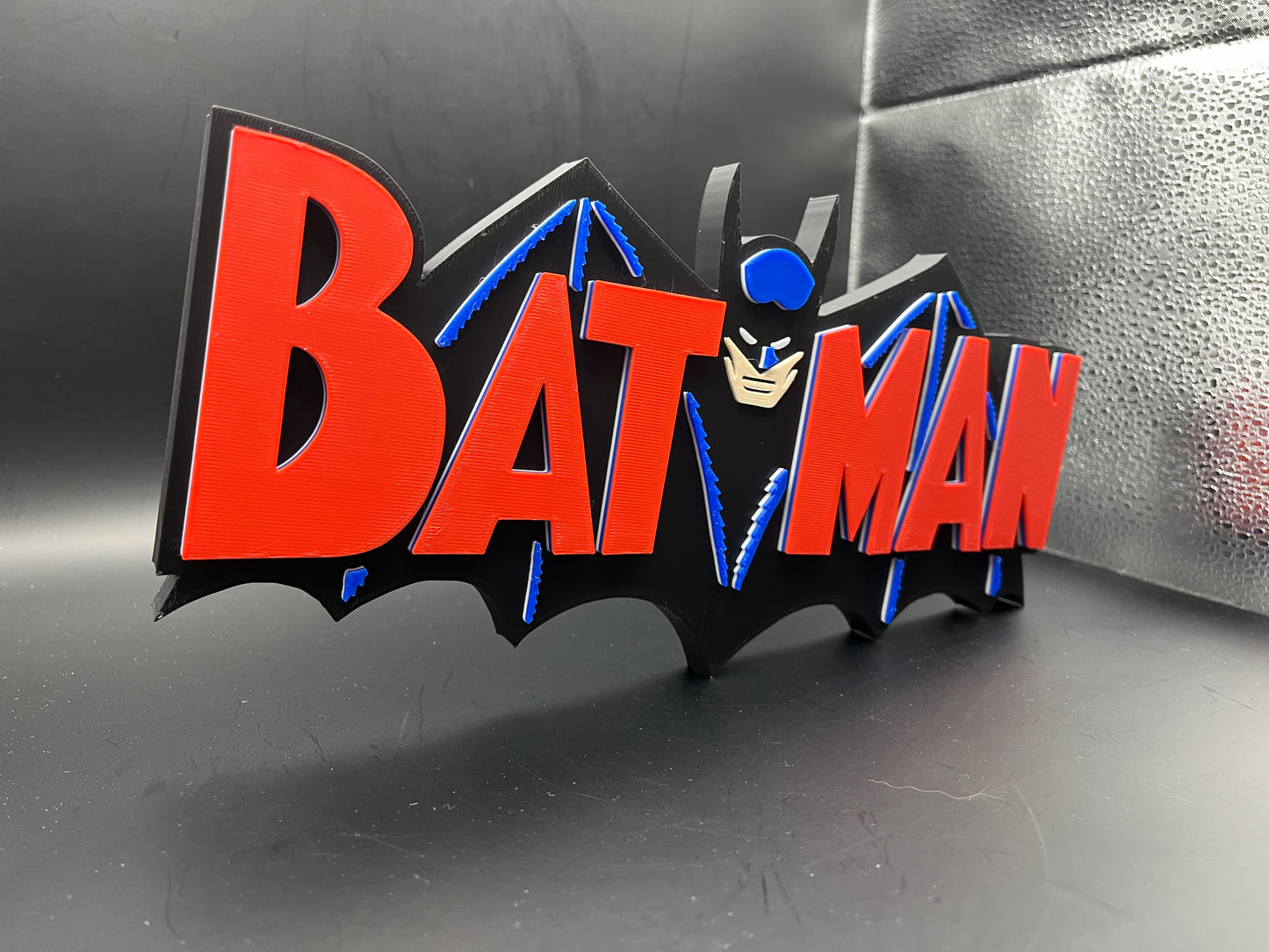 Batman 1940 Comic Logo Sign Display | 3D Wall Desk Shelf Art - UNRIVAL3D