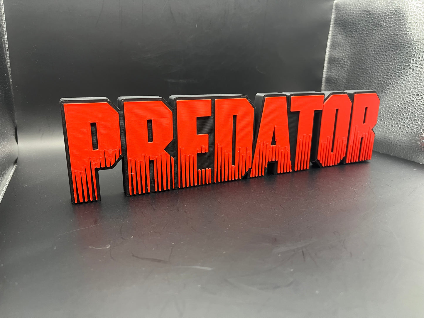 Predator Logo Sign Display | 3D Wall Desk Shelf Art
