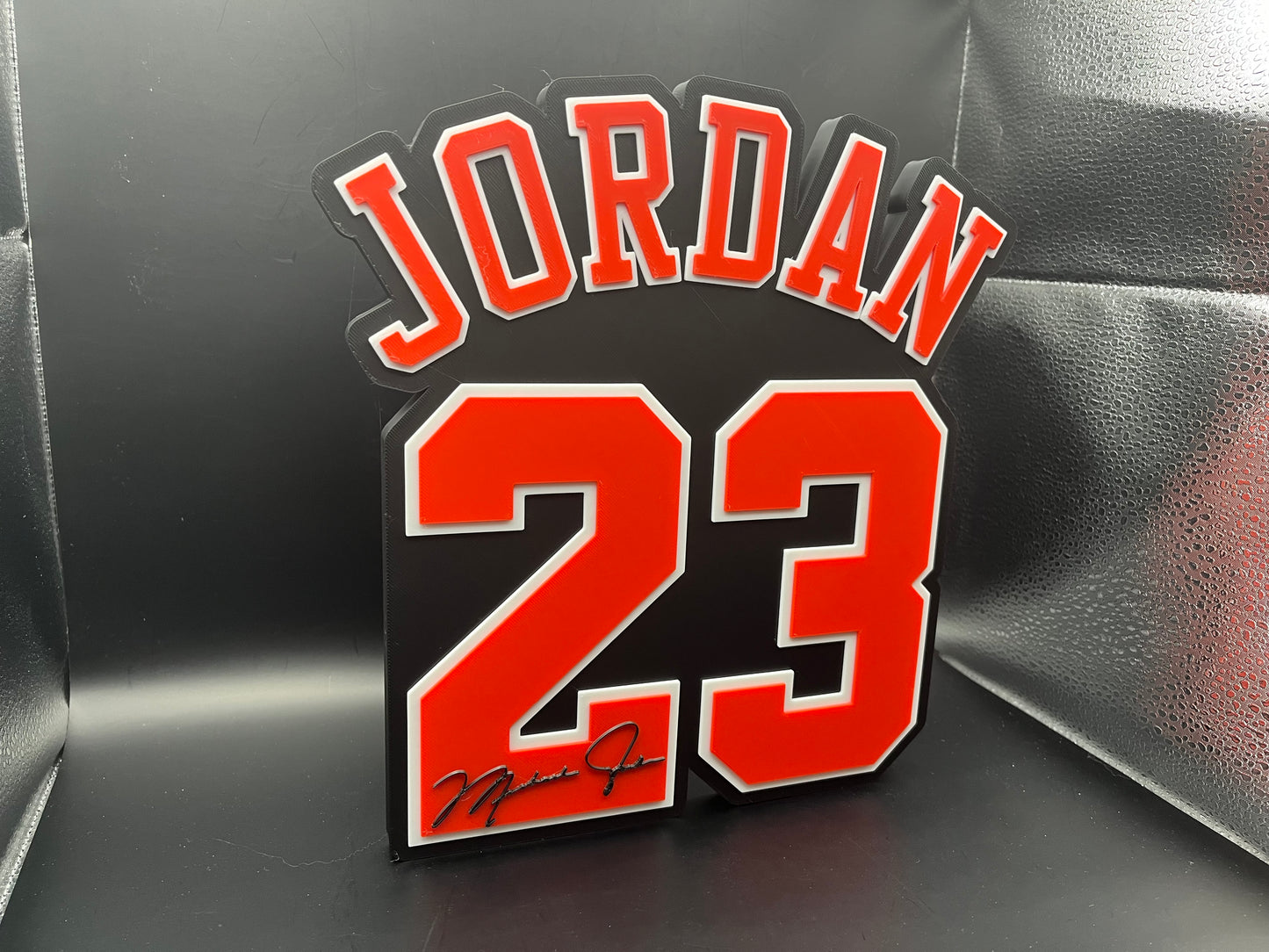 Michael Jordan Logo Sign Display | 3D Wall Desk Shelf Art - UNRIVAL3D