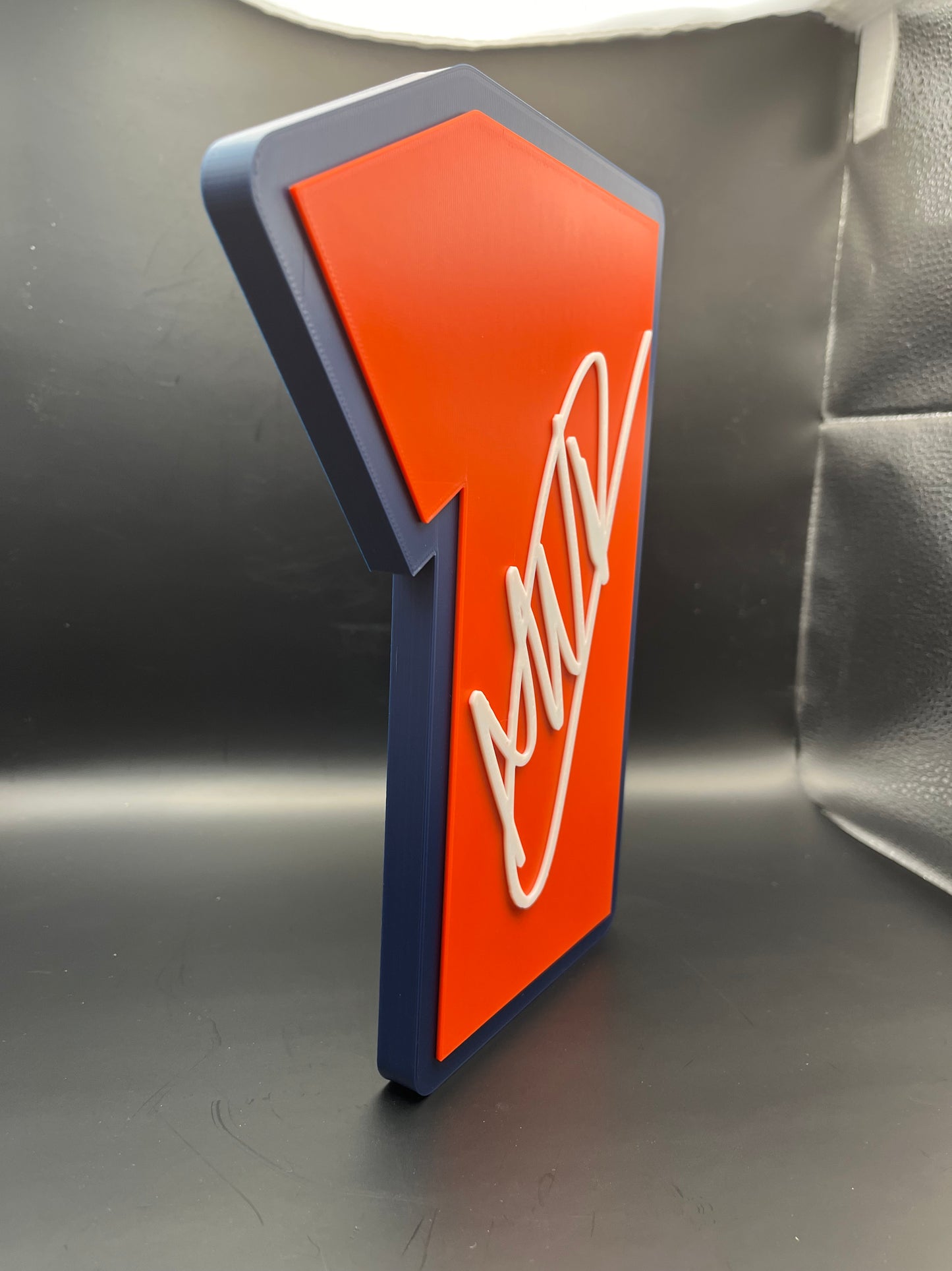 Max Verstappen 1 Logo Sign Display | 3D Wall Desk Shelf Art - UNRIVAL3D