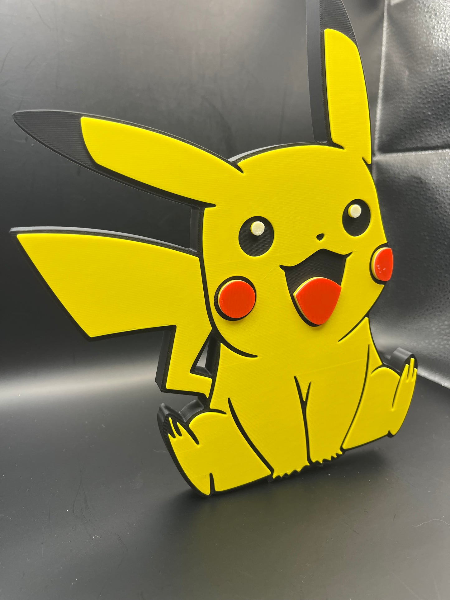 Pikachu Logo Sign Display | 3D Wall Desk Shelf Art - UNRIVAL3D