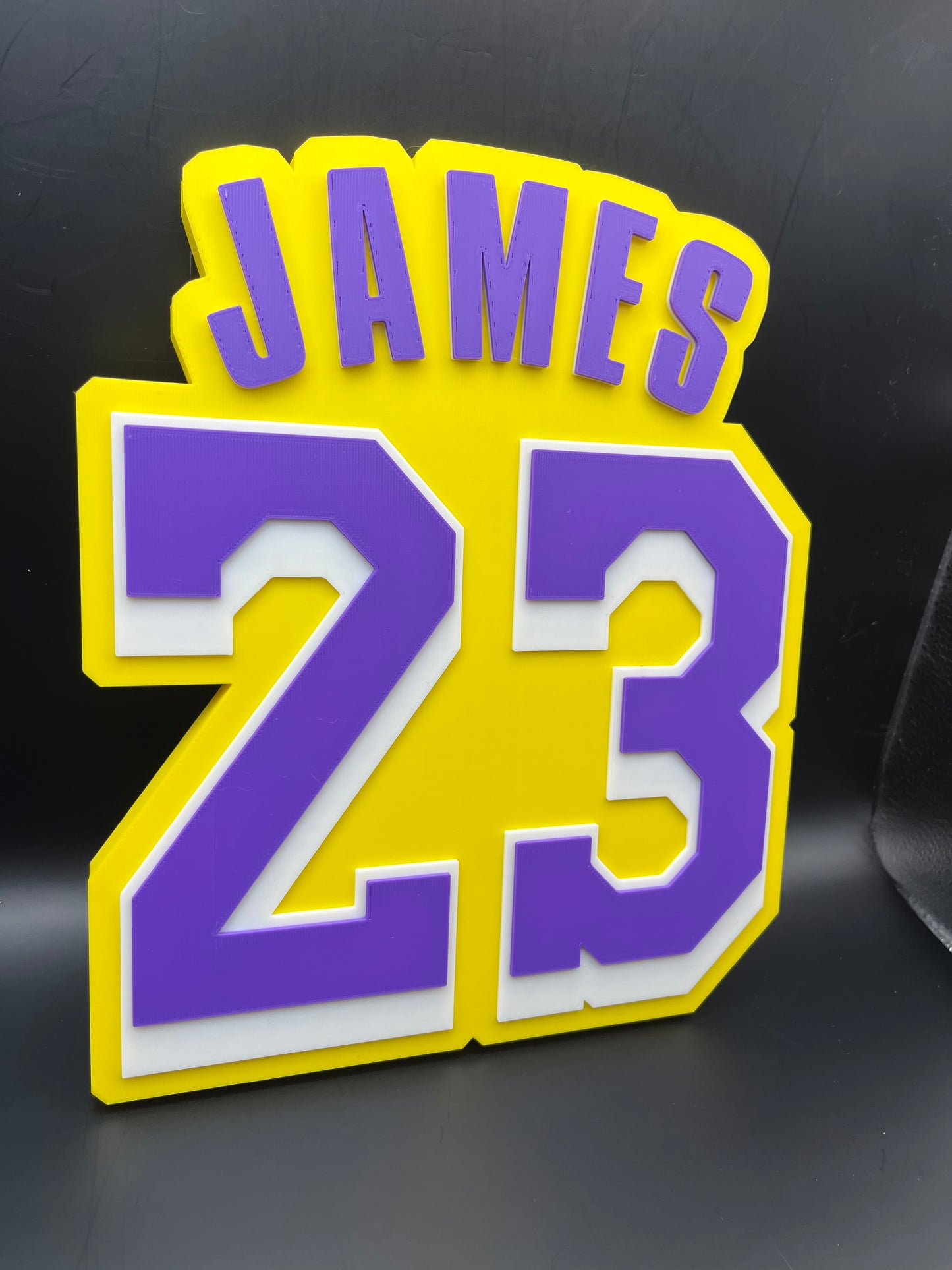 LeBron James 23 Logo Sign Display | 3D Wall Desk Shelf Art - UNRIVAL3D
