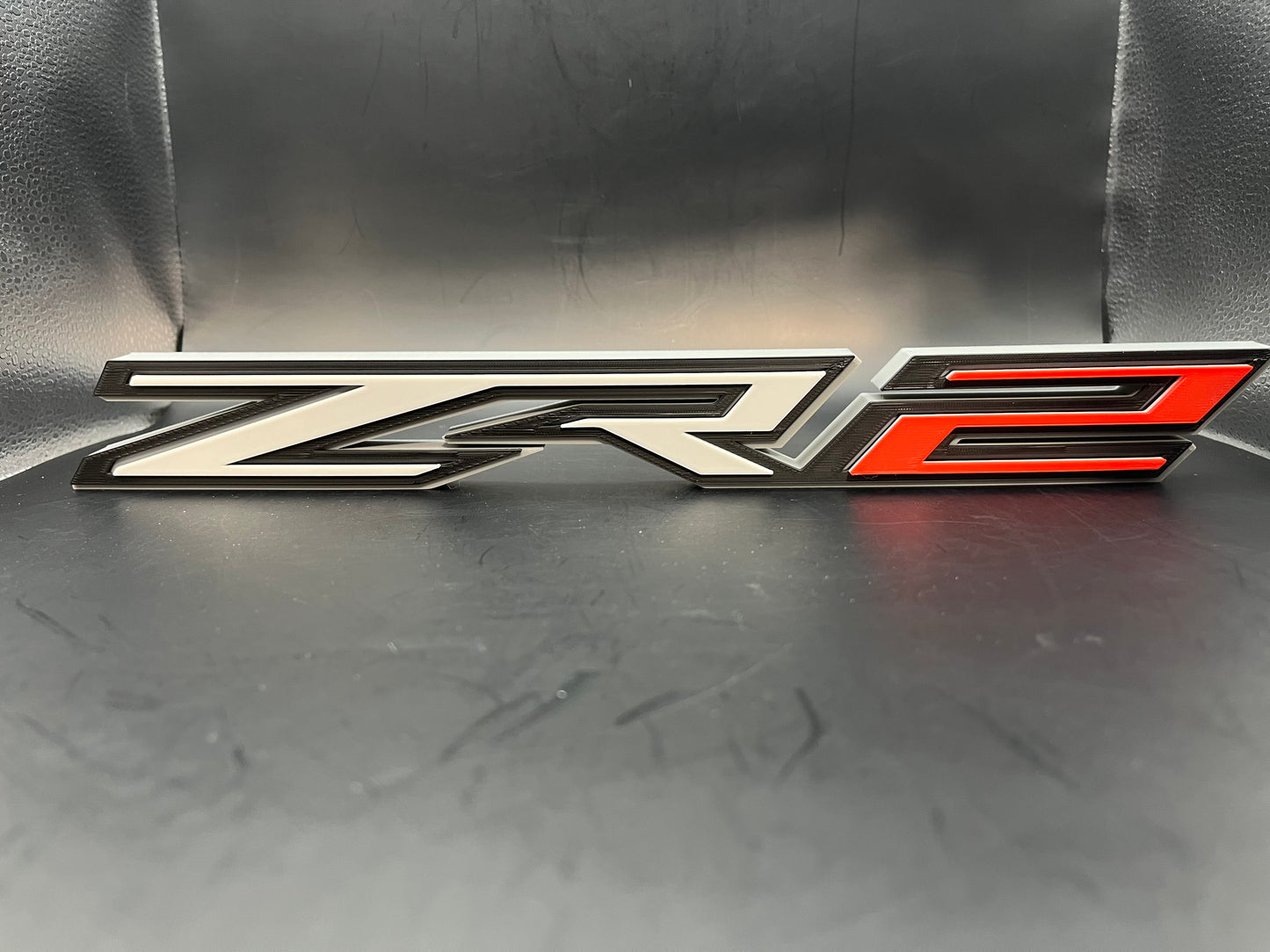 Chevy ZR2 Logo Sign Display | 3D Wall Desk Shelf Art
