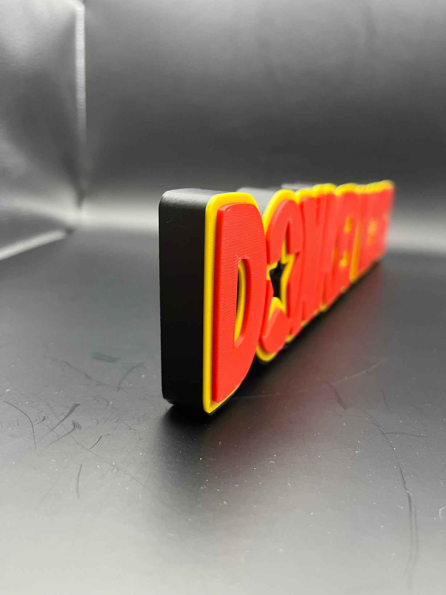 Donkey Kong Logo Sign Display | 3D Wall Desk Shelf Art