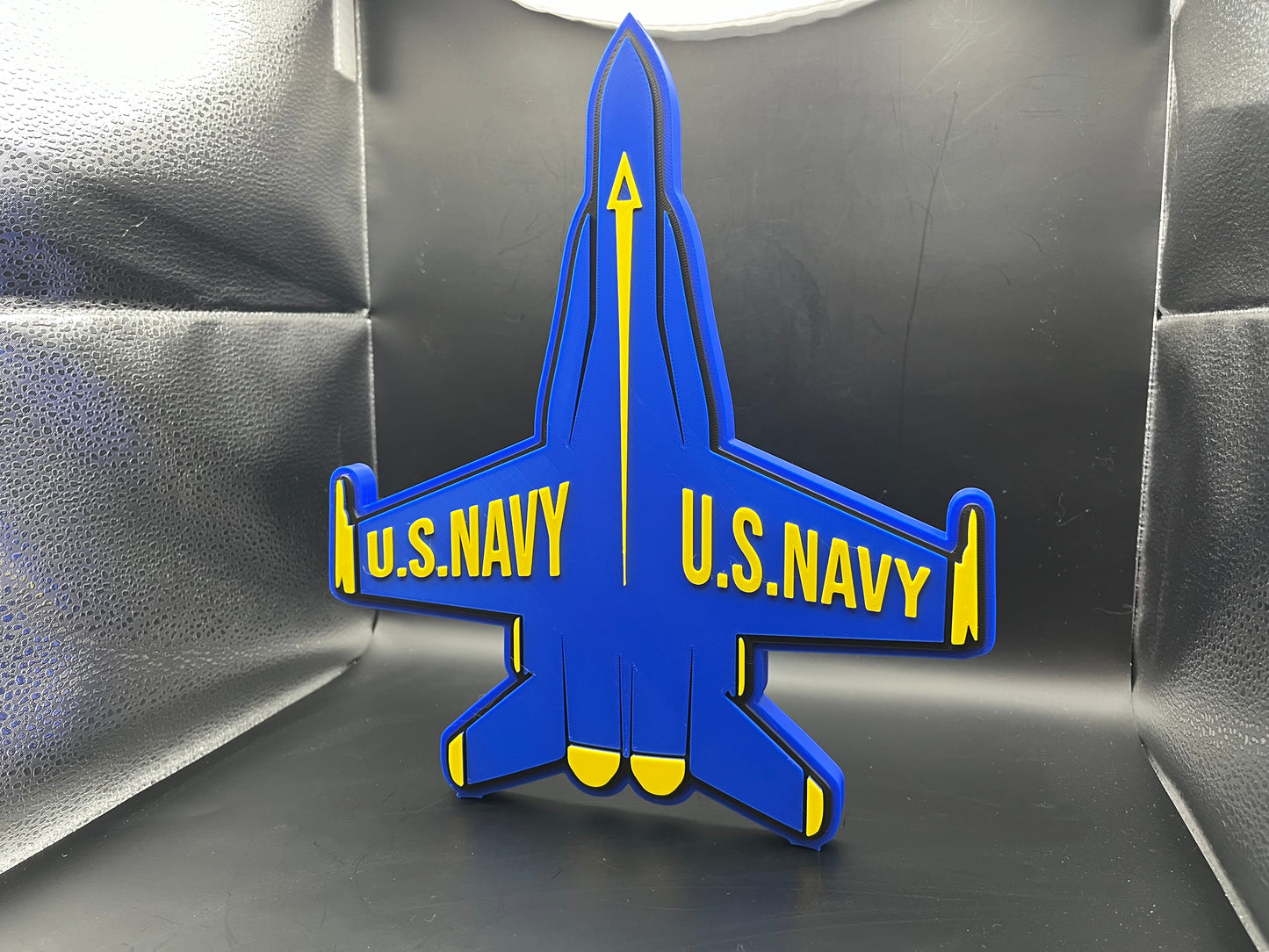 U.S. Navy Blue Angels Logo Sign Display | 3D Wall Desk Shelf Art - UNRIVAL3D