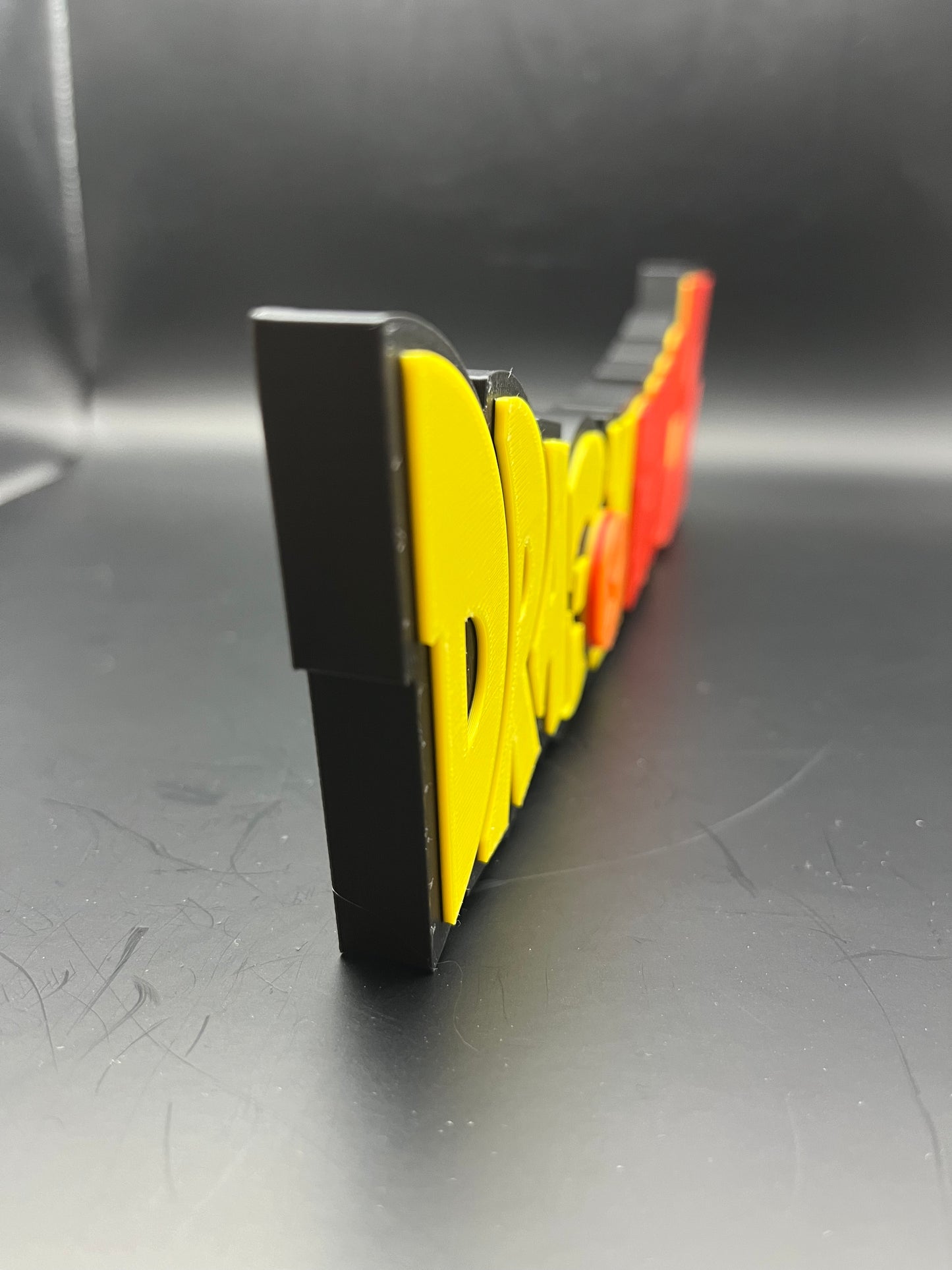 Dragon Ball Z Logo Sign Display | 3D Wall Desk Shelf Art - UNRIVAL3D