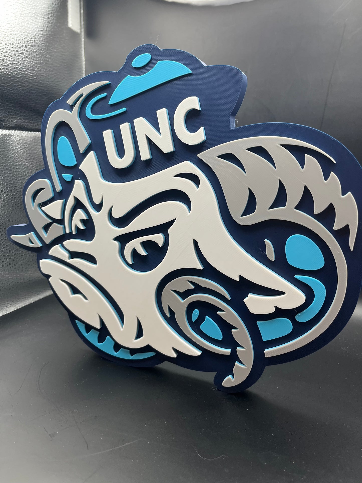 UNC Tar Heels Logo Sign Display | 3D Wall Desk Shelf Art - UNRIVAL3D