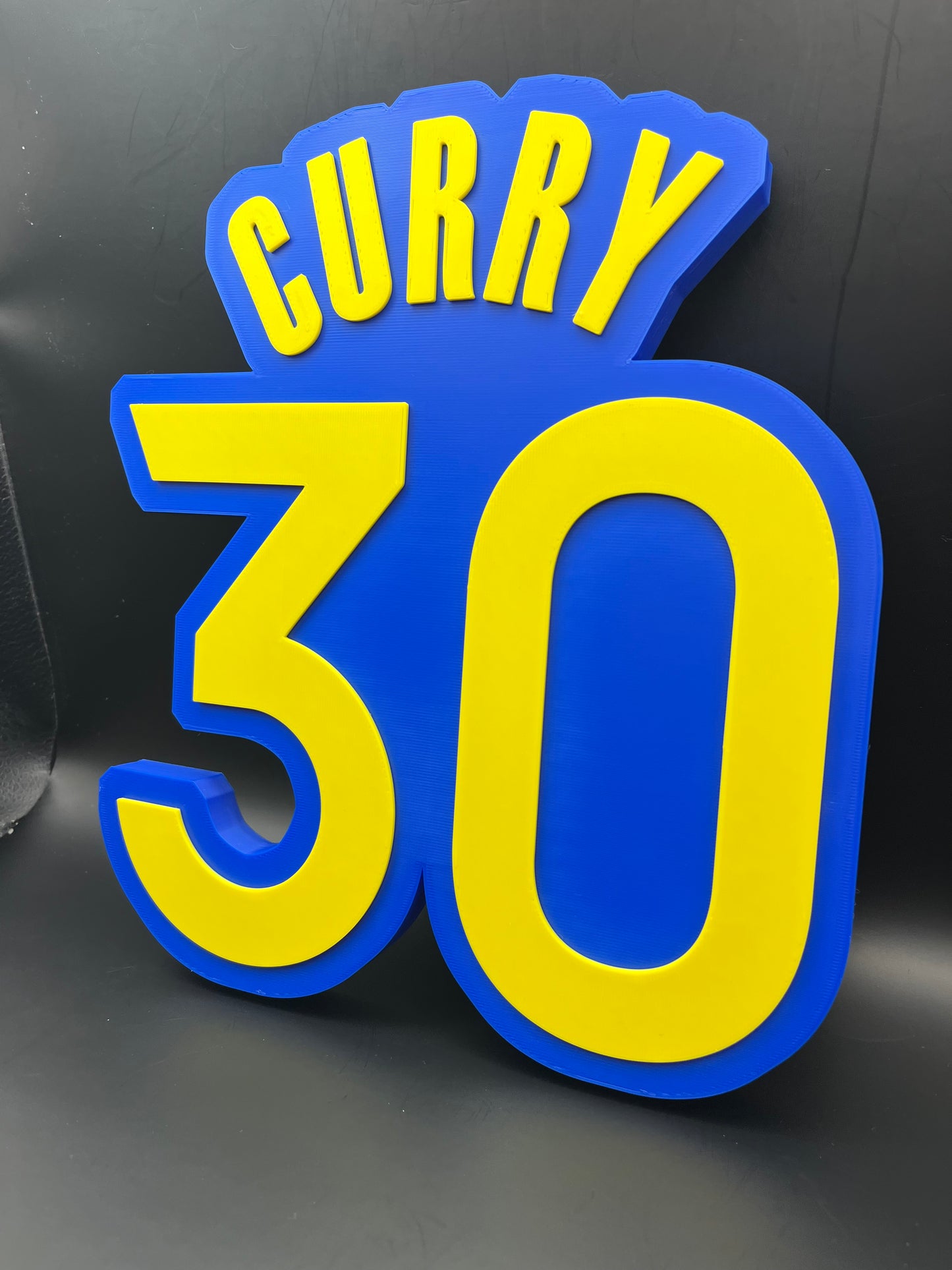 Stephen Curry 30 Logo Sign Display | 3D Wall Desk Shelf Art - UNRIVAL3D