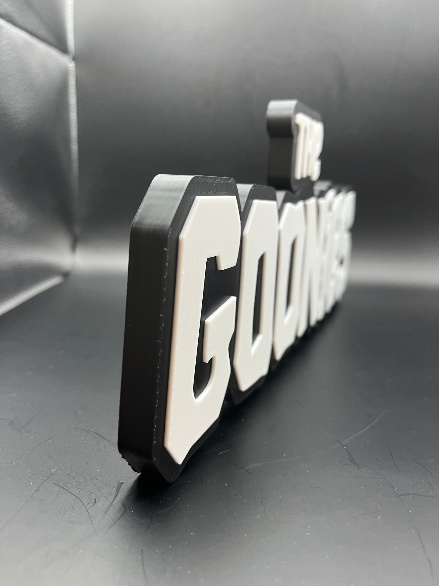 The Goonies Logo Sign Display | 3D Wall Desk Shelf Art
