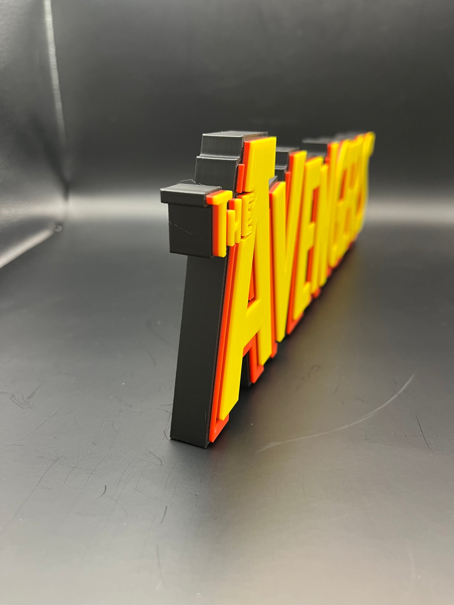 The Avengers Logo Sign Display | 3D Wall Desk Shelf Art - UNRIVAL3D