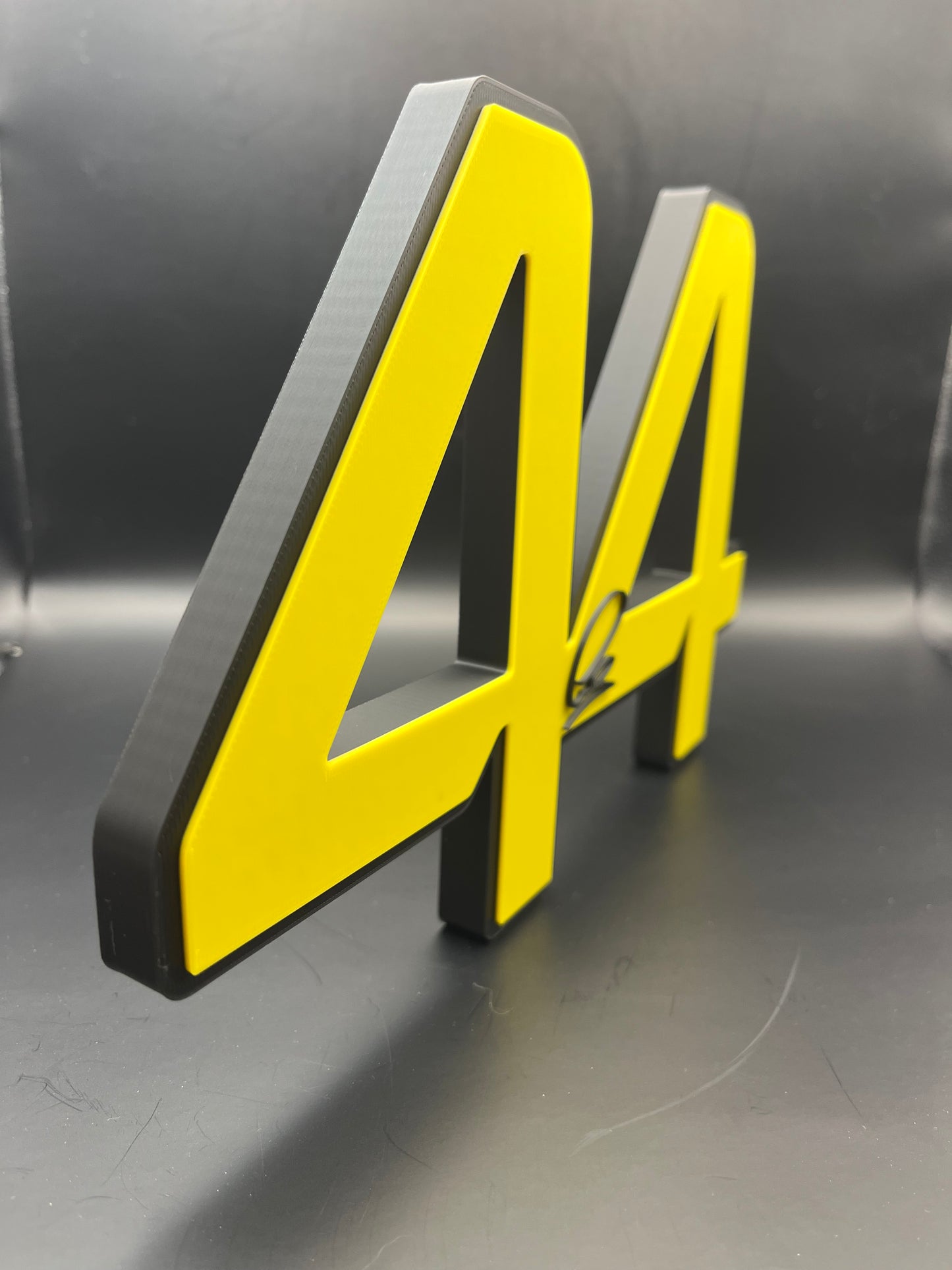 Lewis Hamilton 44 Logo Sign Display | 3D Wall Desk Shelf Art - UNRIVAL3D