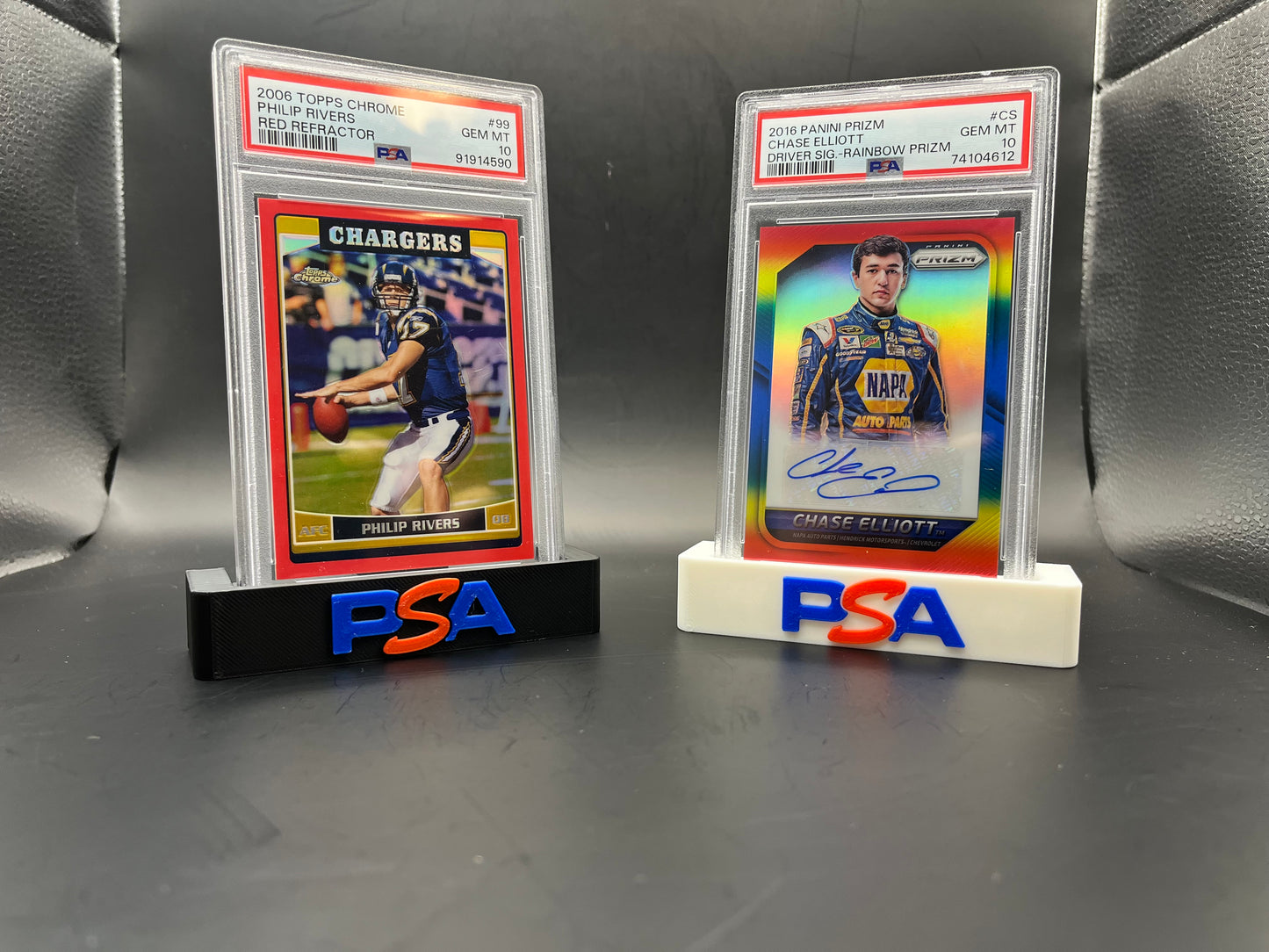 PSA Graded Card Stand Slab Holder | Desk Shelf Wall Display | Wall Mountable