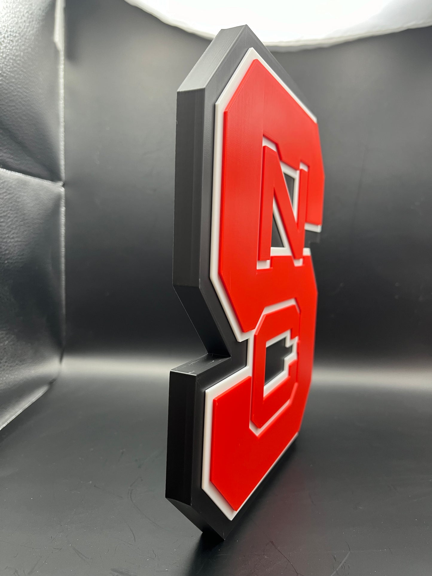 North Carolina State Wolfpack Logo Sign Display | 3D Wall Desk Shelf Art - UNRIVAL3D