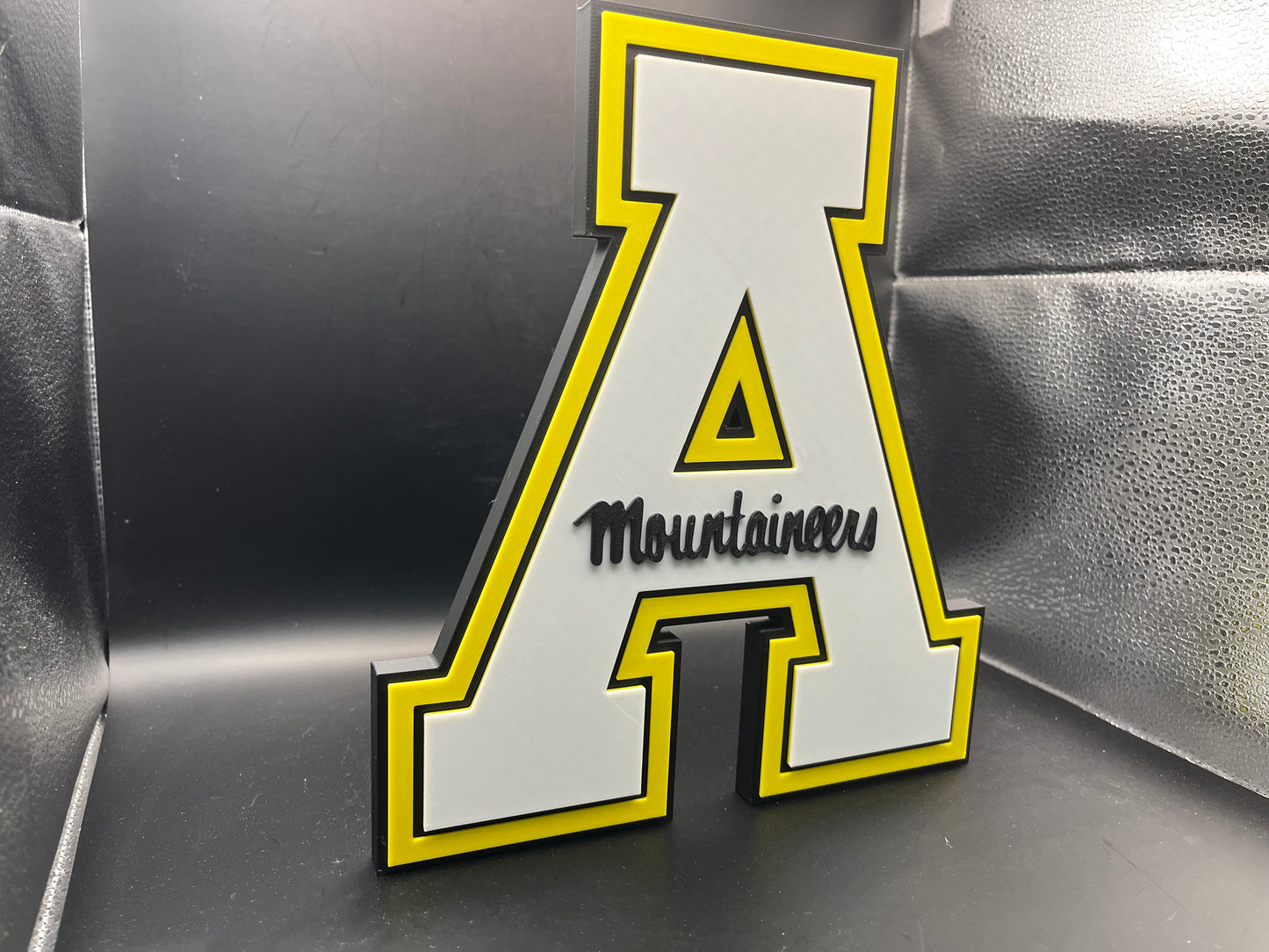 Appalachian State Mountaineers Logo Sign Display | 3D Wall Desk Shelf Art - UNRIVAL3D