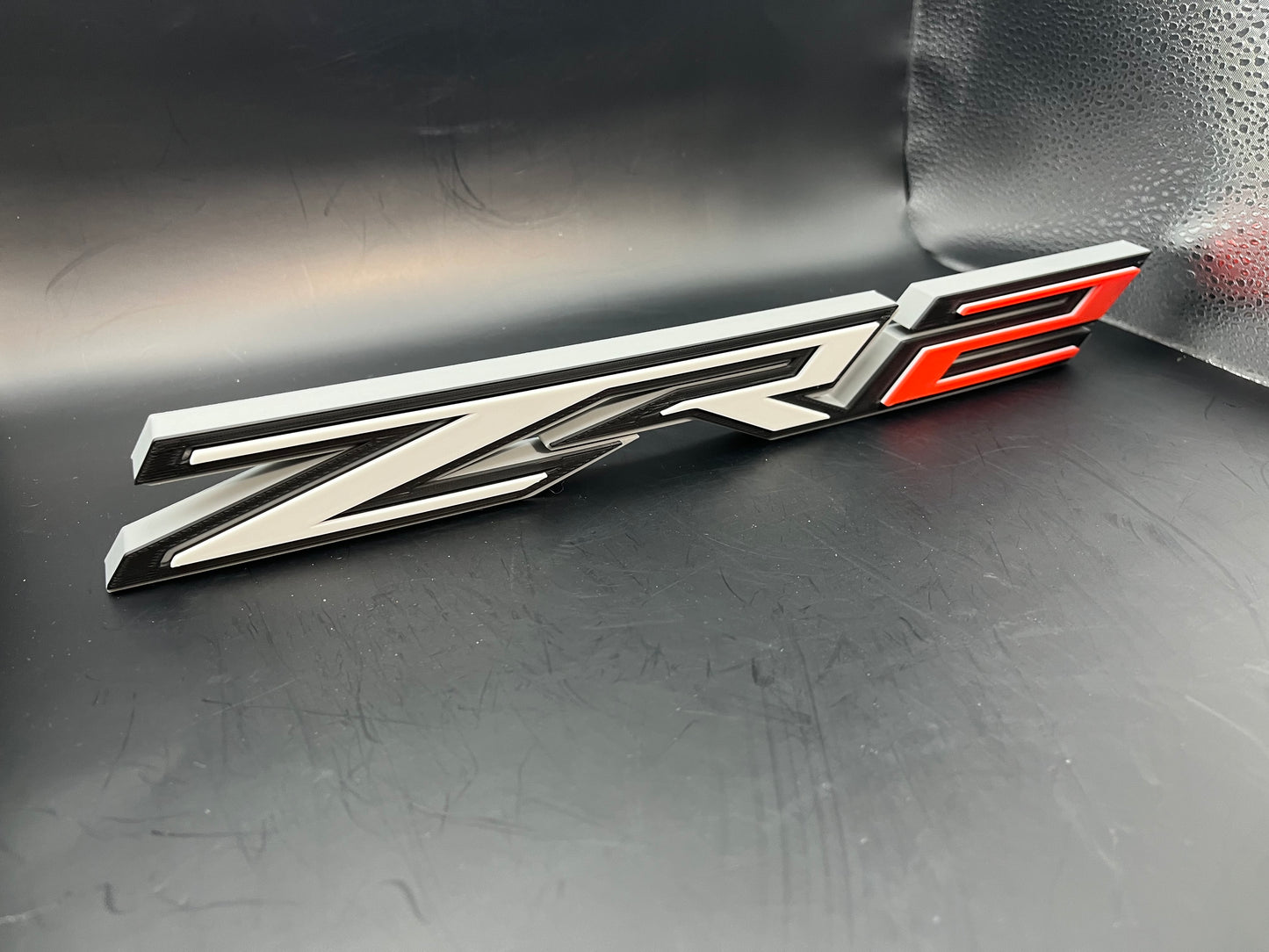 Chevy ZR2 Logo Sign Display | 3D Wall Desk Shelf Art