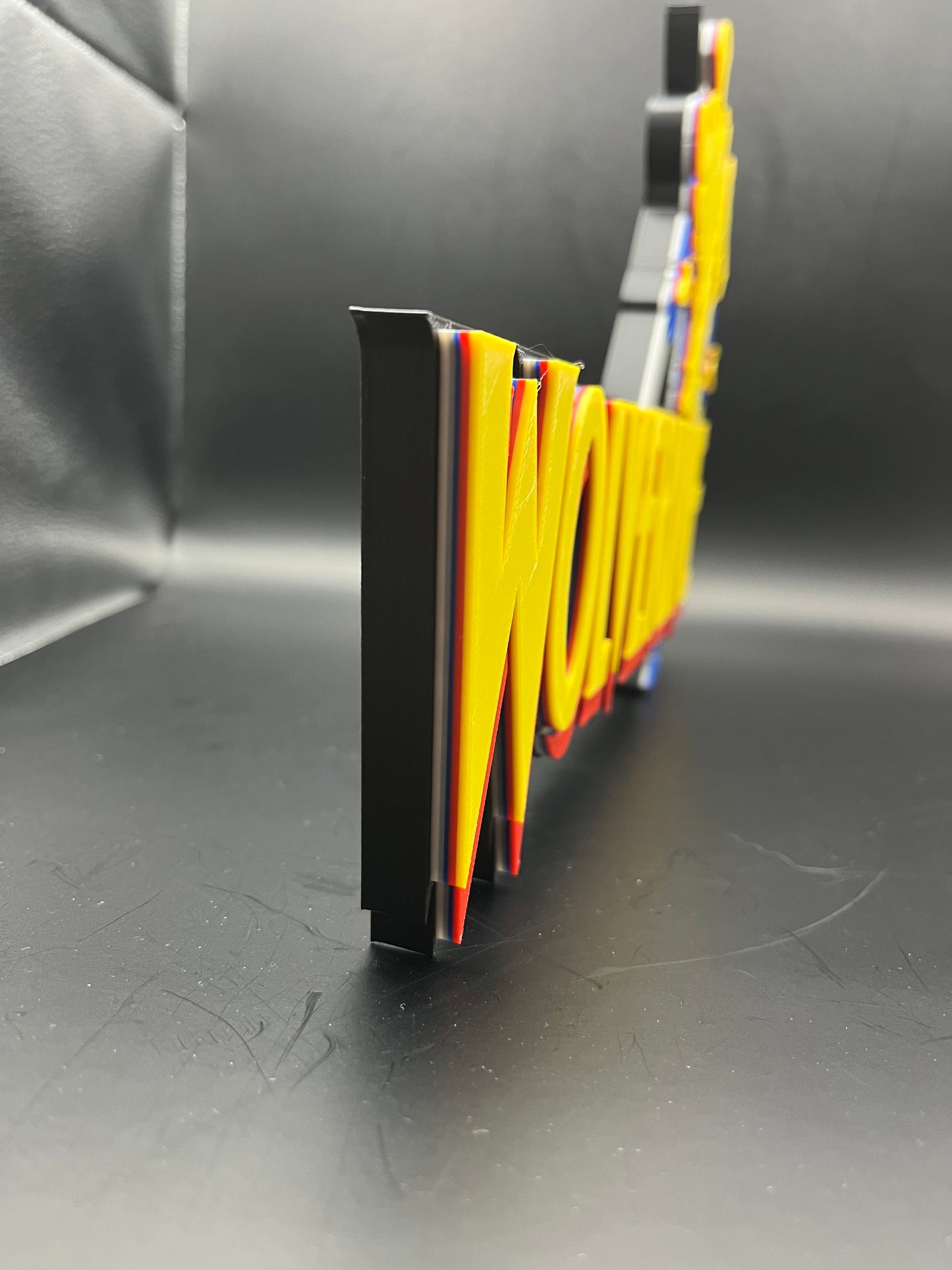 Wolverine Logo Sign Display | 3D Wall Desk Shelf Art - UNRIVAL3D