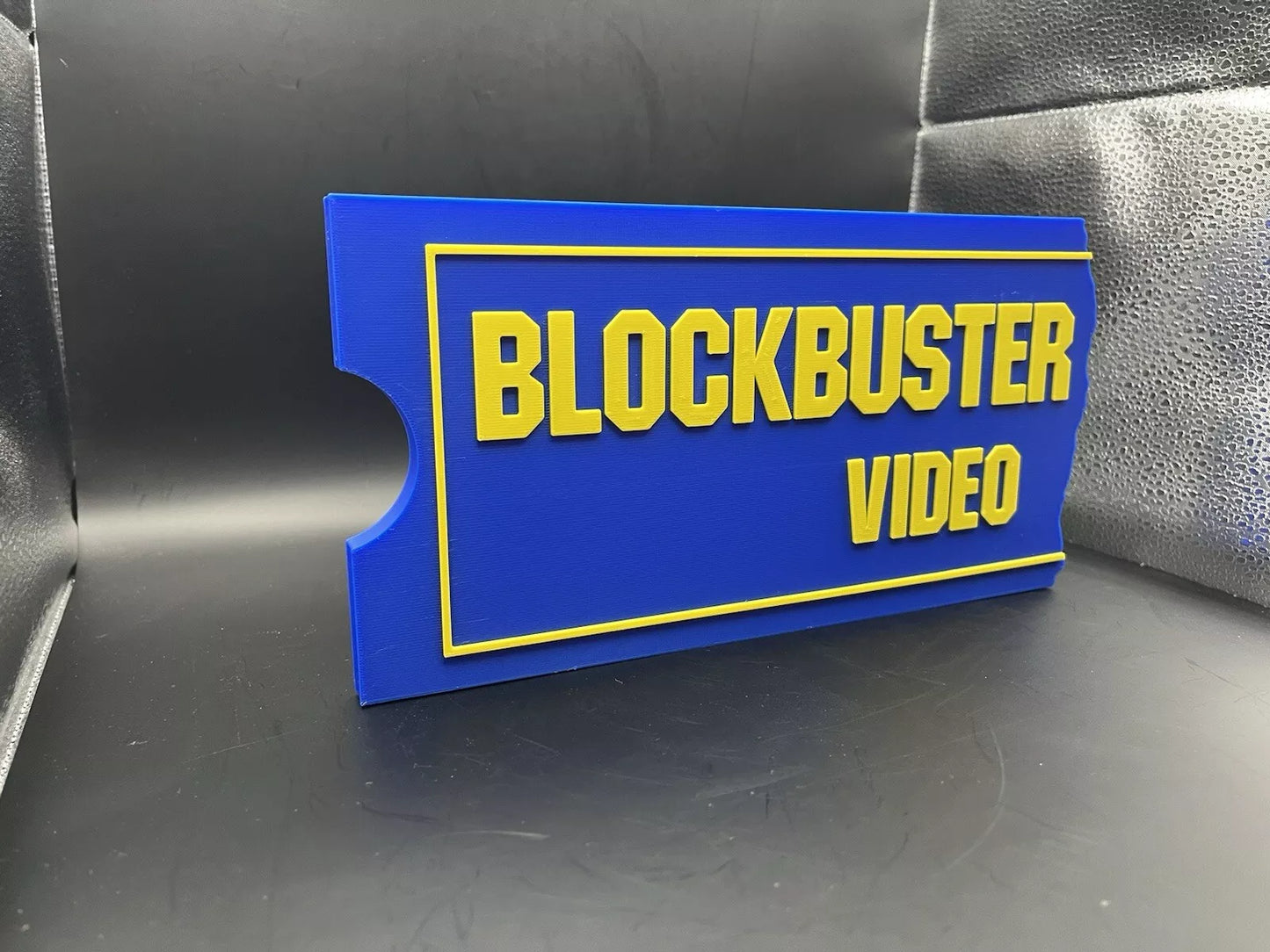 Blockbuster Logo Sign Display | 3D Wall Desk Shelf Art
