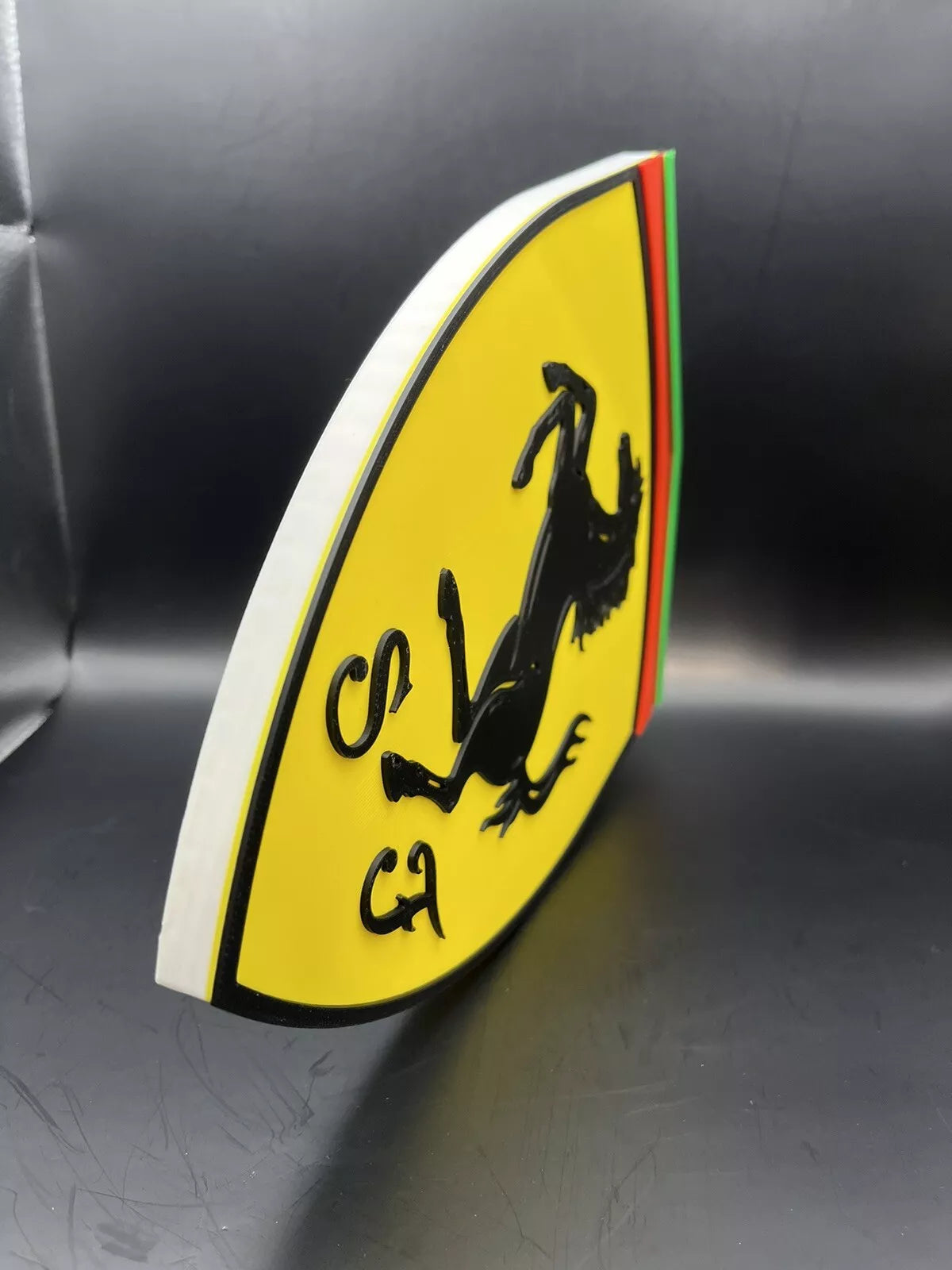 Ferrari Logo Sign Display | 3D Wall Desk Shelf Art