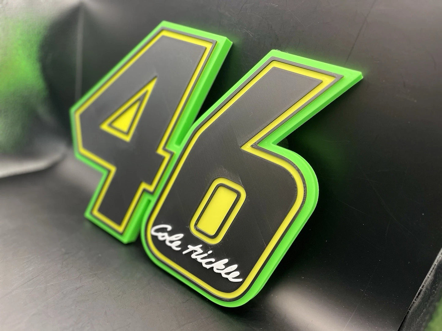 Cole Trickle 46 Logo Sign Display | 3D Wall Desk Shelf Art