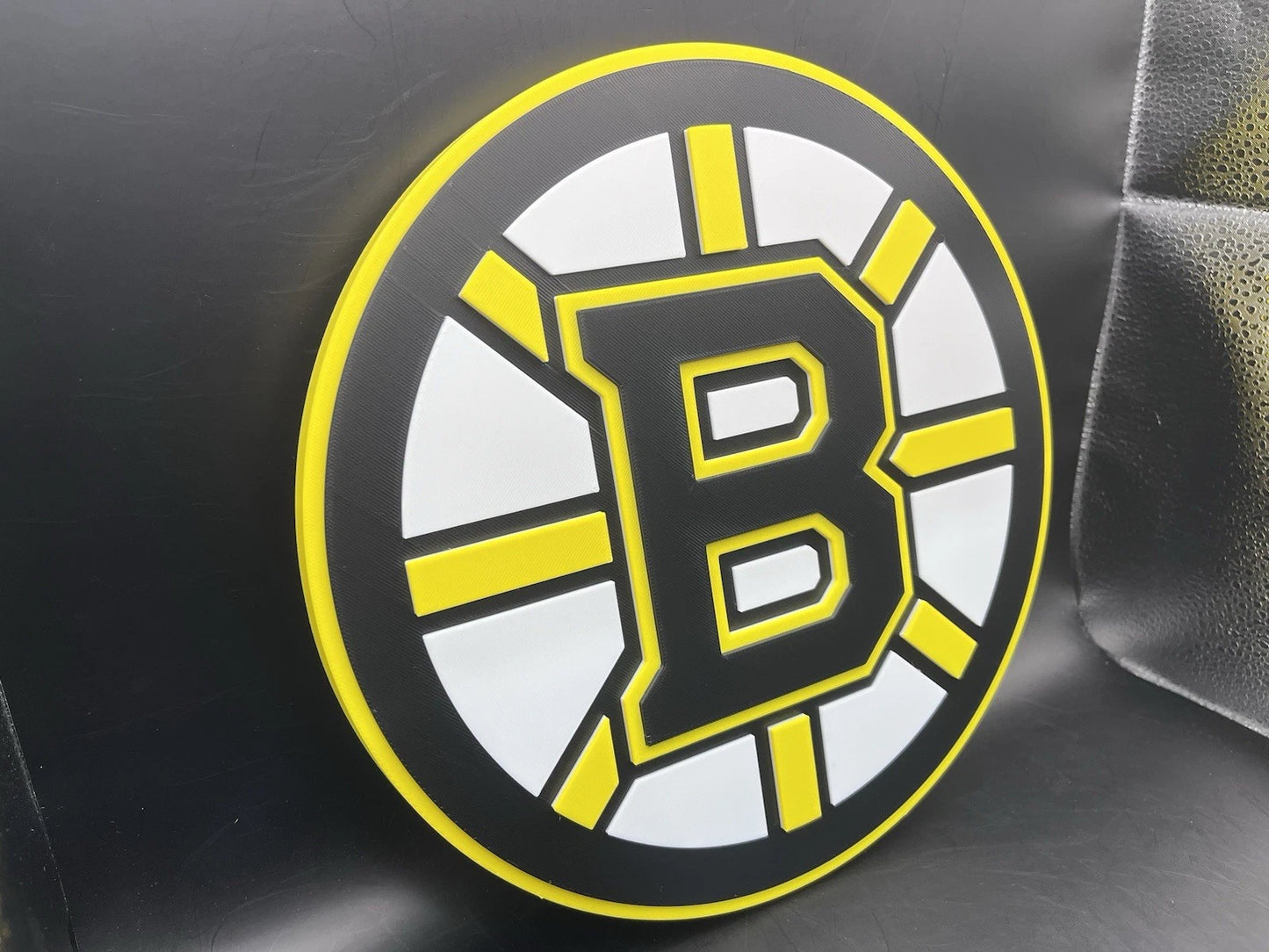 Boston Bruins Logo Sign Display | 3D Wall Desk Shelf Art