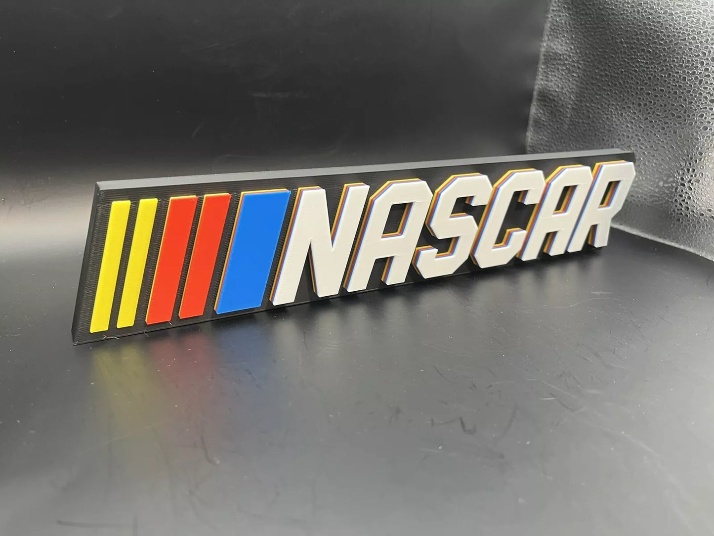 NASCAR Logo Sign Display | 3D Wall Desk Shelf Art