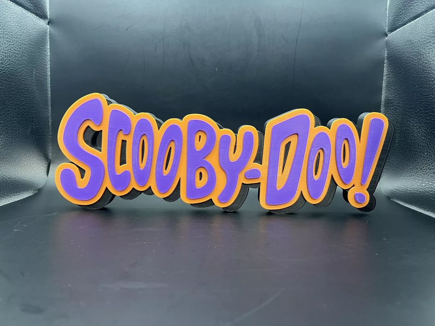 Scooby-Doo Logo Sign Display | 3D Wall Desk Shelf Art