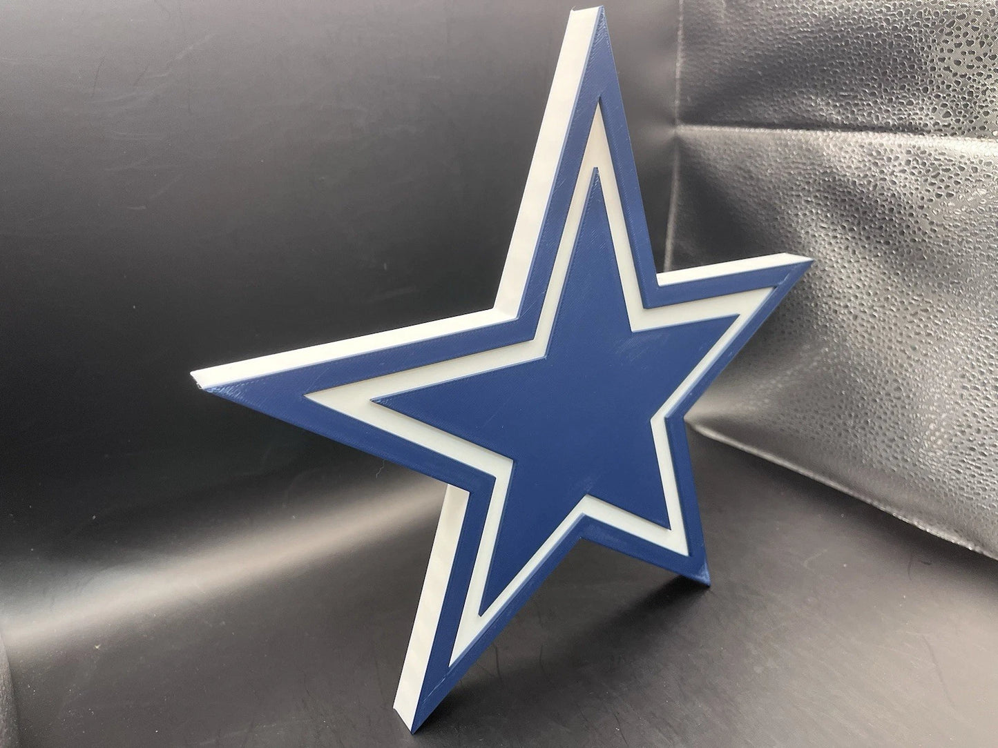 Dallas Cowboys Logo Sign Display | 3D Wall Desk Shelf Art