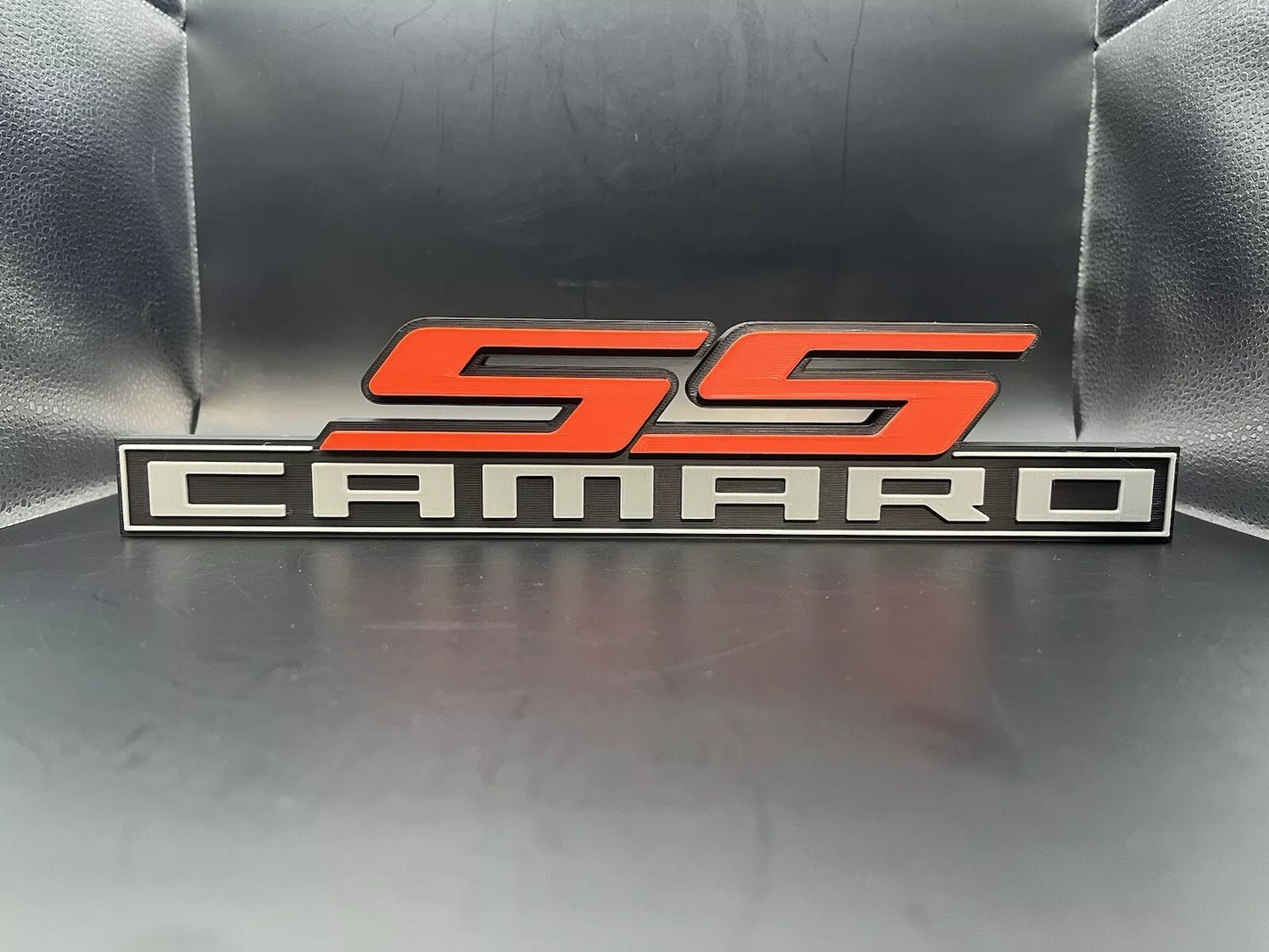Camaro SS Logo Sign Display | 3D Wall Desk Shelf Art