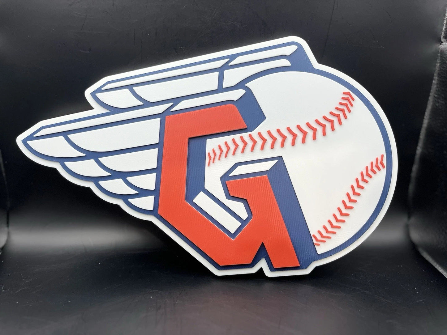 Cleveland Guardians Logo Sign Display | 3D Wall Desk Shelf Art