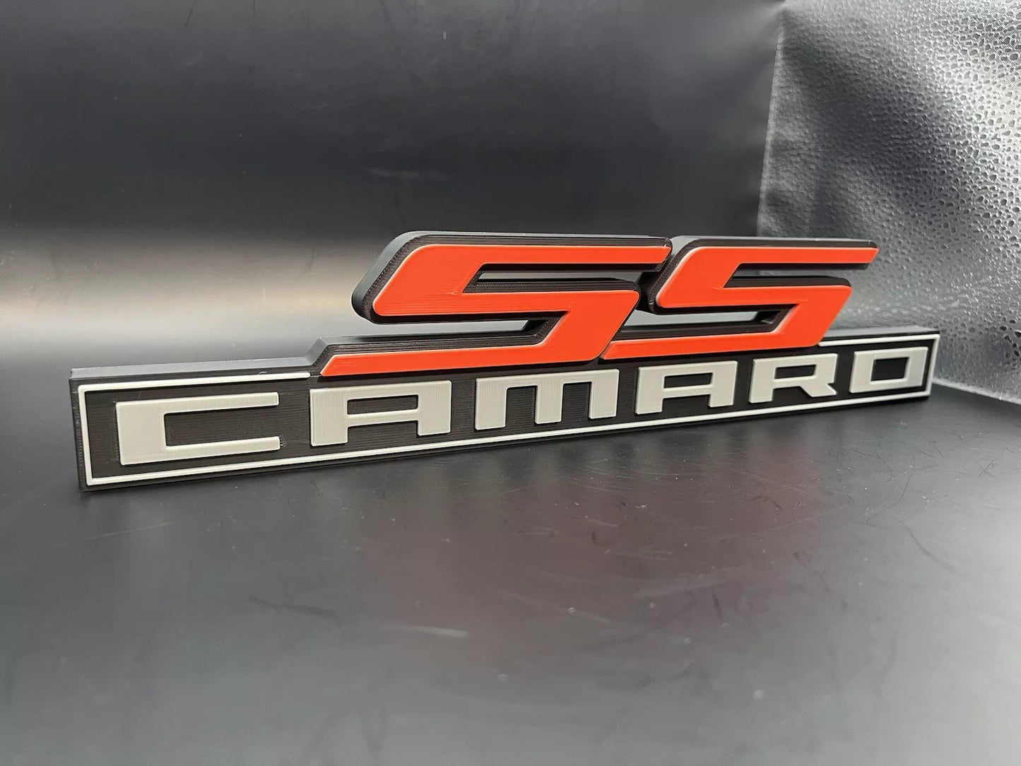 Camaro SS Logo Sign Display | 3D Wall Desk Shelf Art