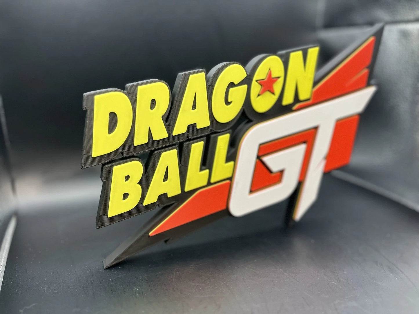 Dragon Ball GT Logo Sign Display | 3D Wall Desk Shelf Art