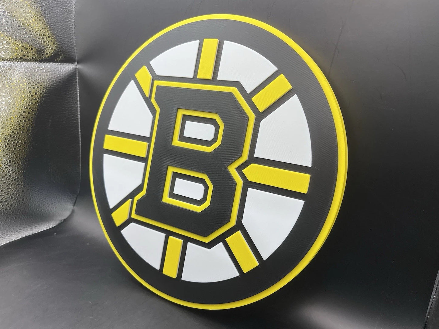 Boston Bruins Logo Sign Display | 3D Wall Desk Shelf Art