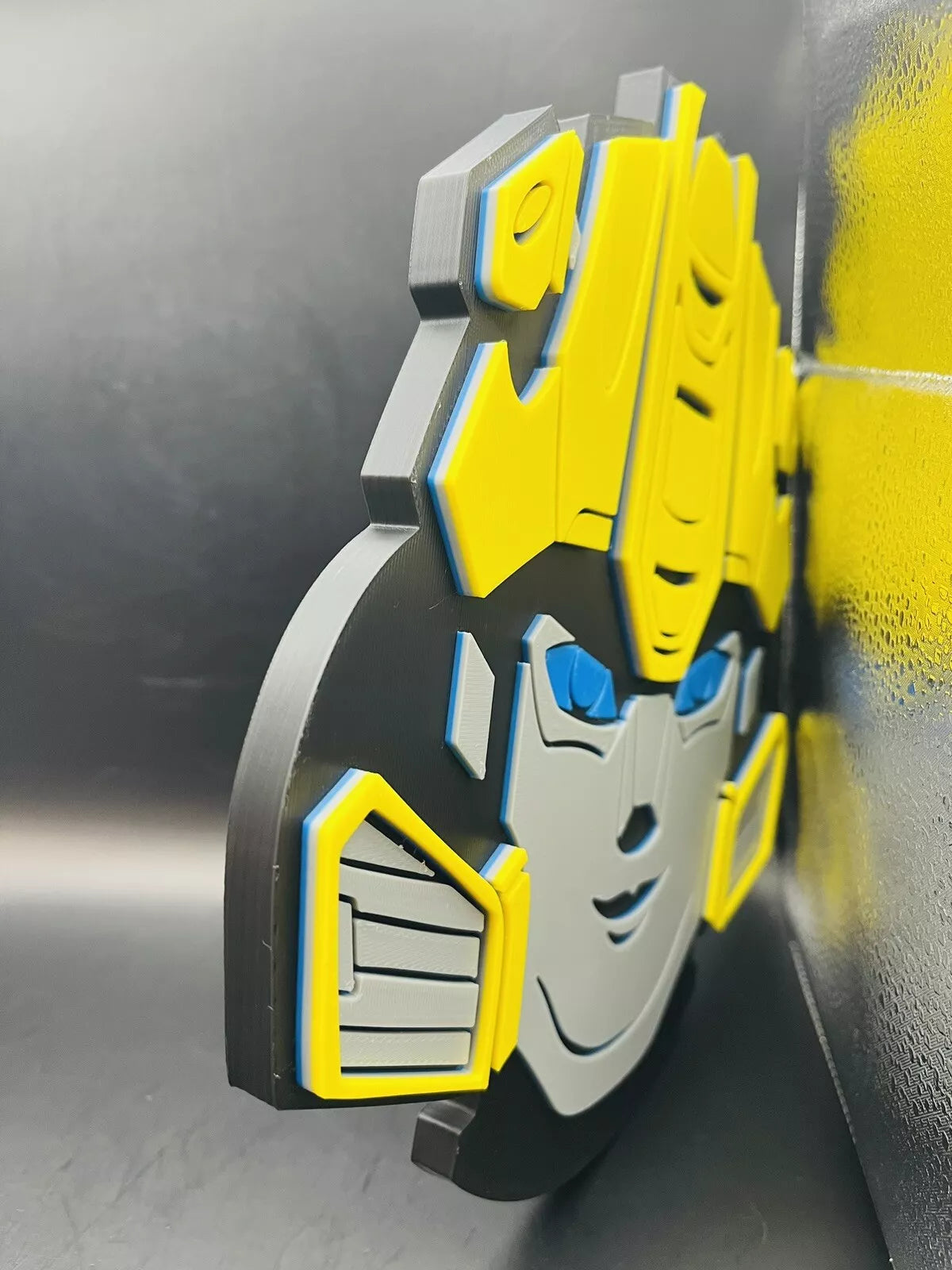 Bumblebee Transformers Logo Sign Display | 3D Wall Desk Shelf Art