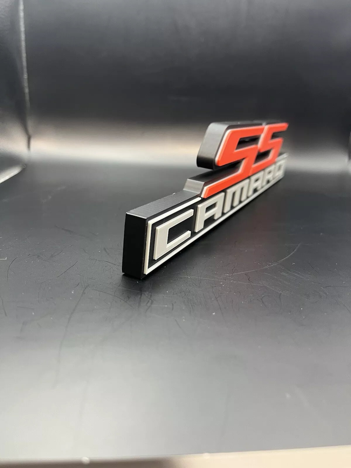 Camaro SS Logo Sign Display | 3D Wall Desk Shelf Art