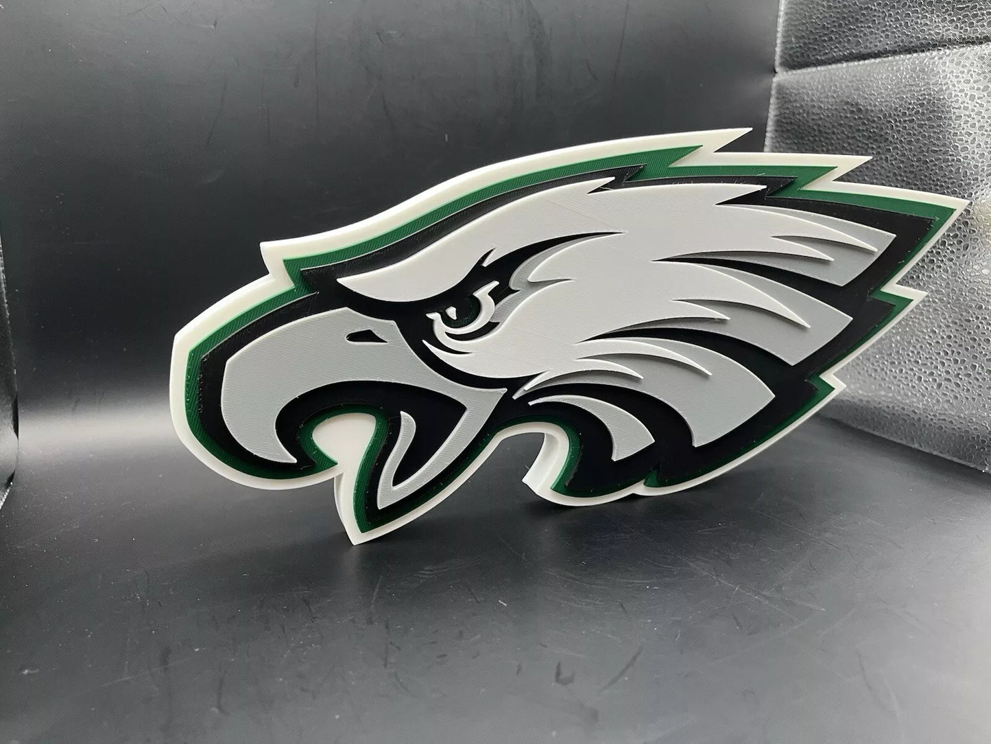 Philadelphia Eagles Logo Sign Display | 3D Wall Desk Shelf Art