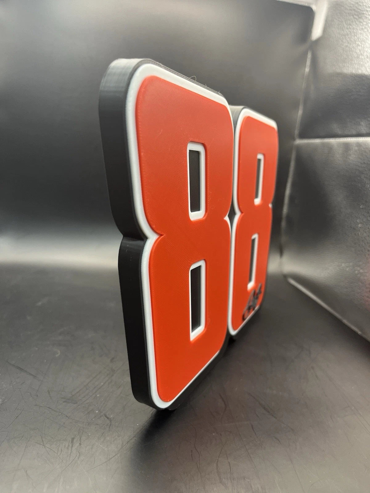Dale Earnhardt Jr. 88 Logo Sign Display | 3D Wall Desk Shelf Art