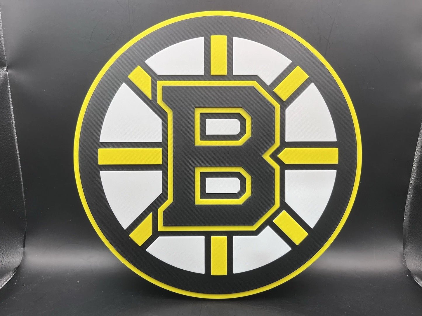 Boston Bruins Logo Sign Display | 3D Wall Desk Shelf Art