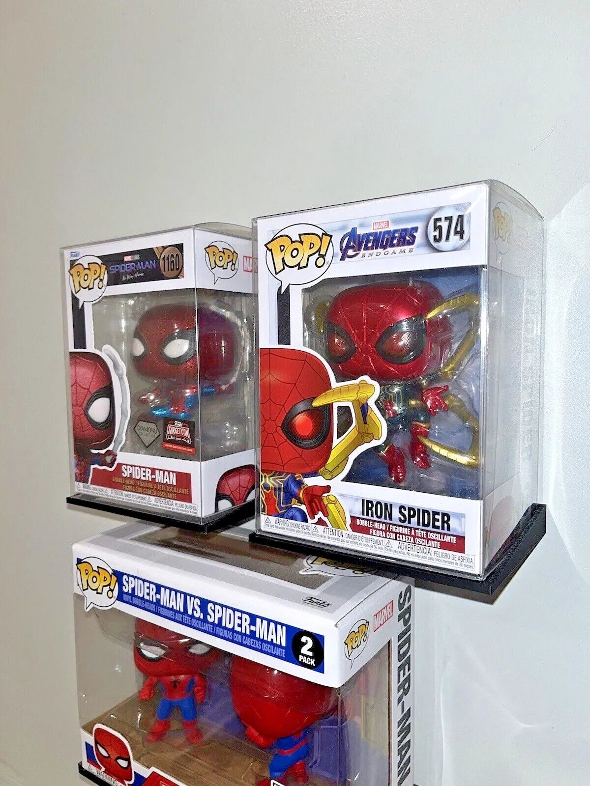 Funko Pop Wall Mounted Display Stand Shelf | Free Floating | Hardware Included - UNRIVAL3D