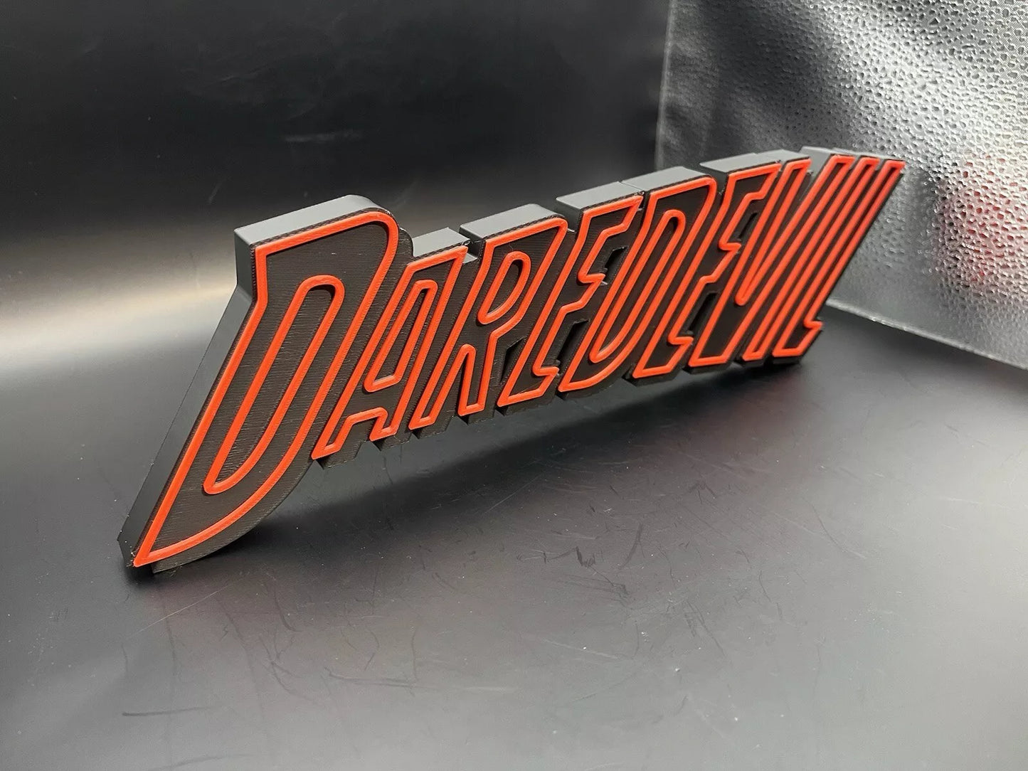 Daredevil Logo Sign Display | 3D Wall Desk Shelf Art