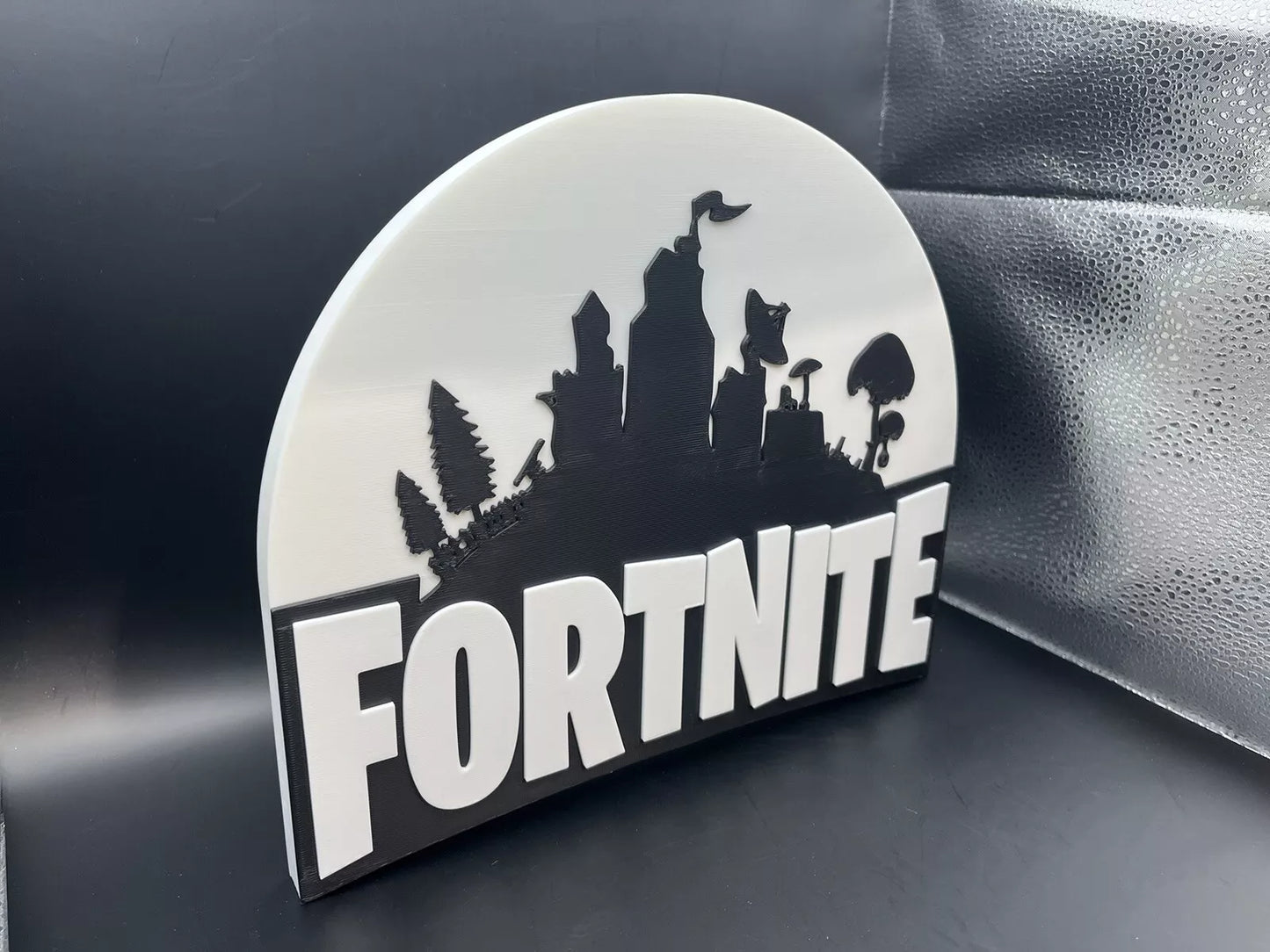 Fortnite Logo Sign Display | 3D Wall Desk Shelf Art