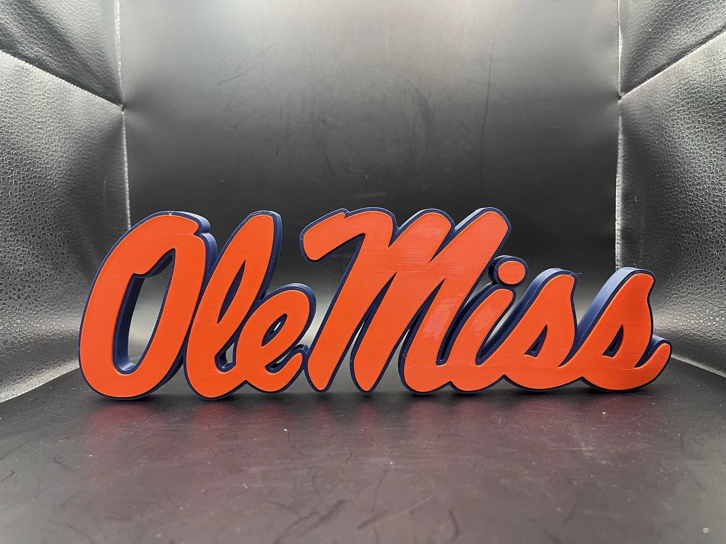Ole Miss Rebels Logo Sign Display | 3D Wall Desk Shelf Art