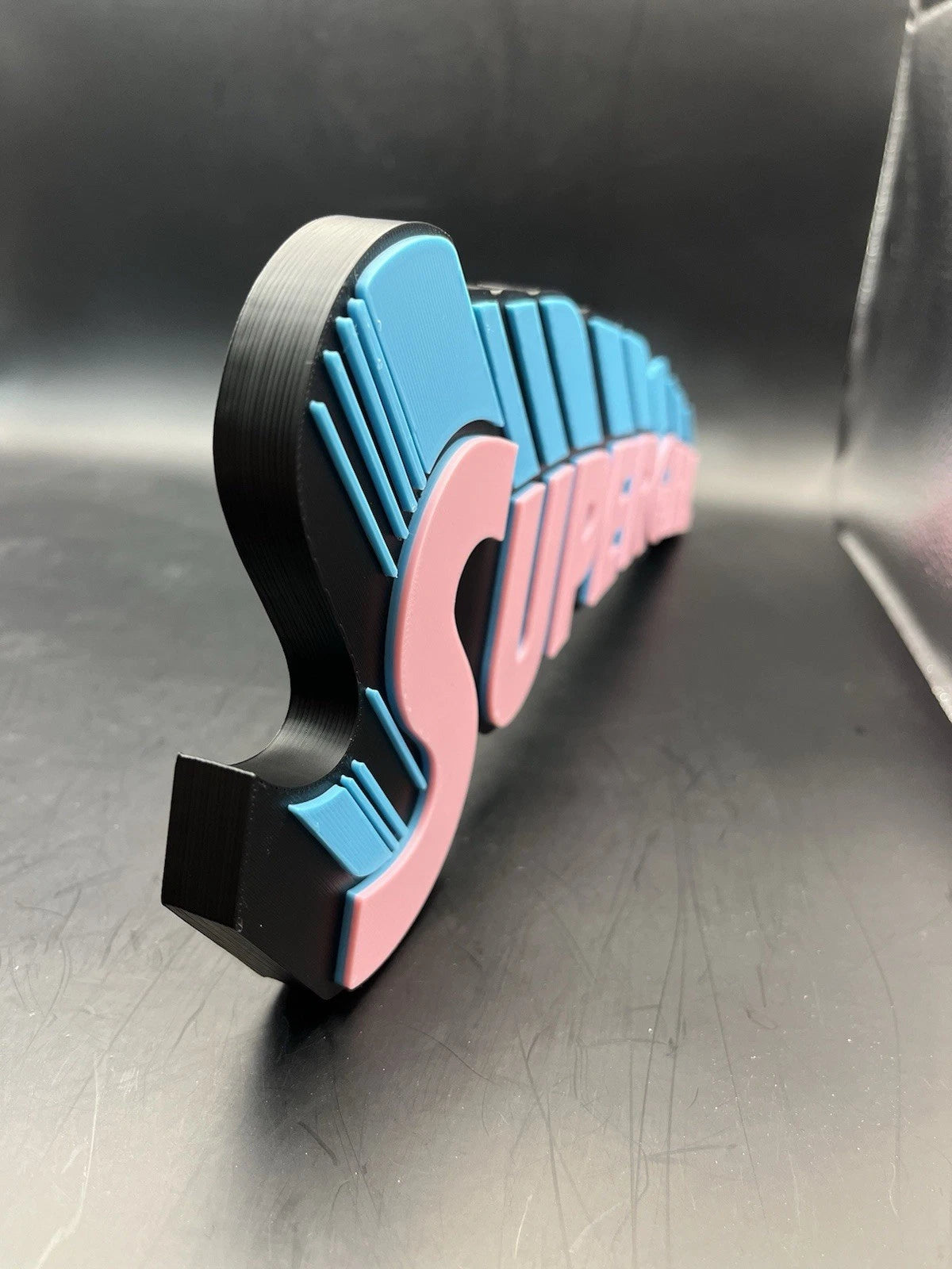 Supergirl Logo Sign Display | 3D Wall Desk Shelf Art